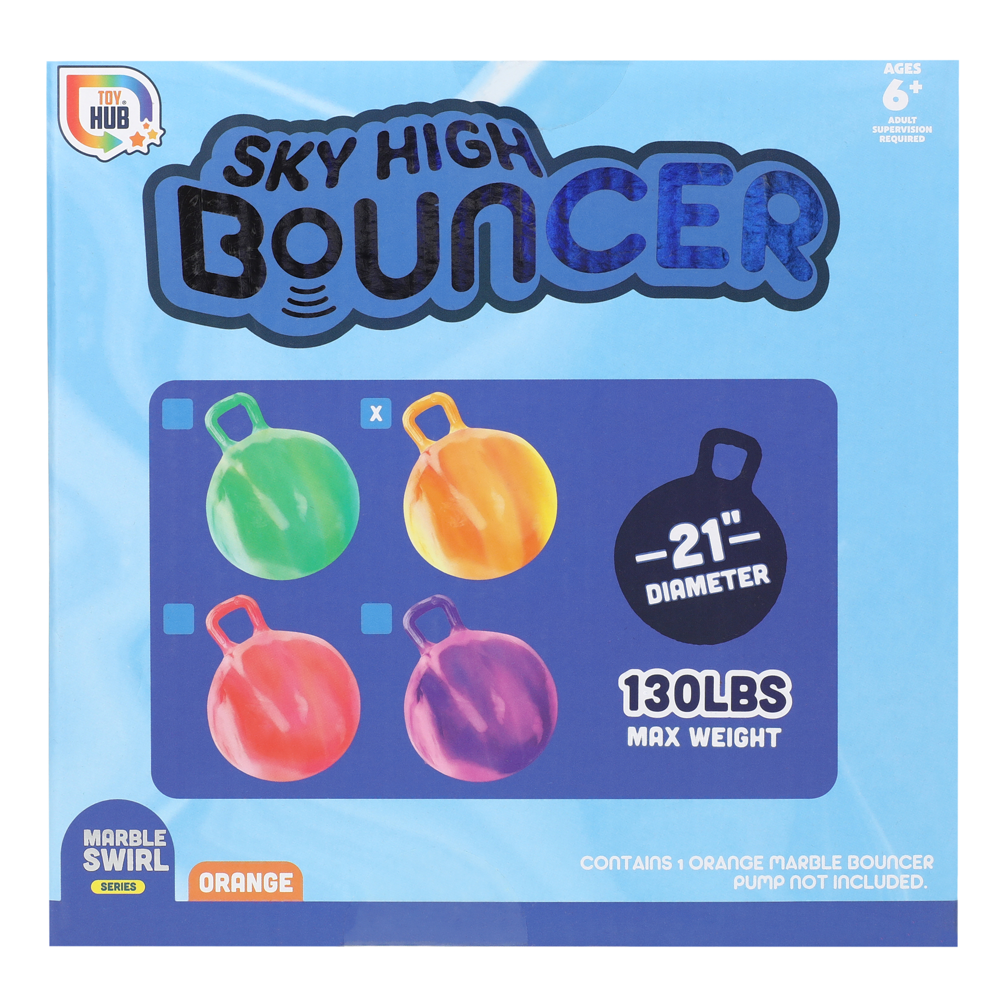 Sky High inflatable Bouncer Toy With Handle 21in | Five Below