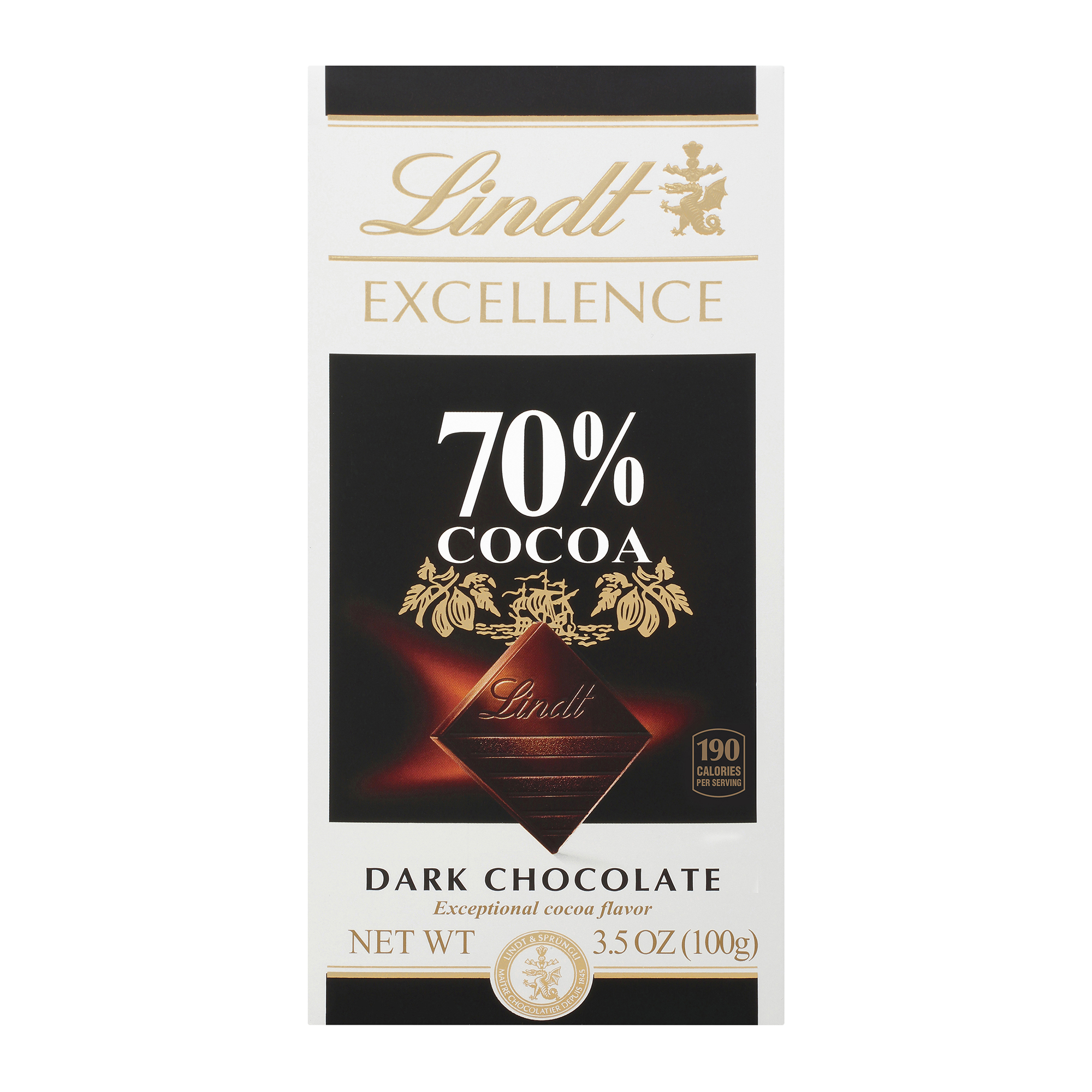 lindt® 70% cocoa dark chocolate excellence bar 3.5oz