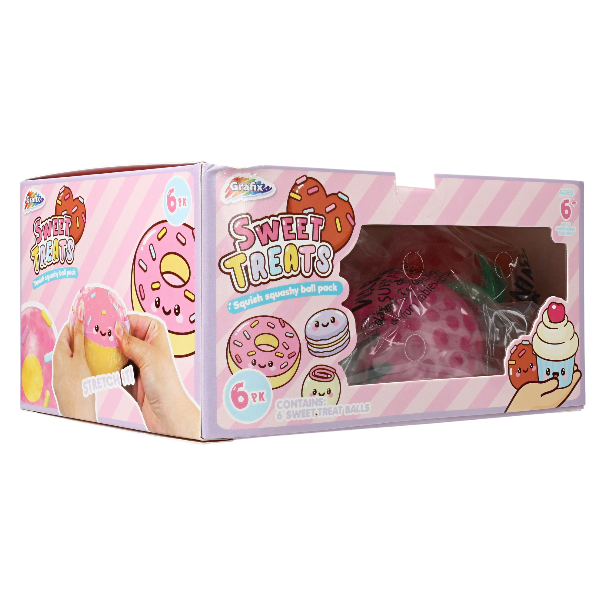 grafix® cutie foodie balls 6-count | Five Below