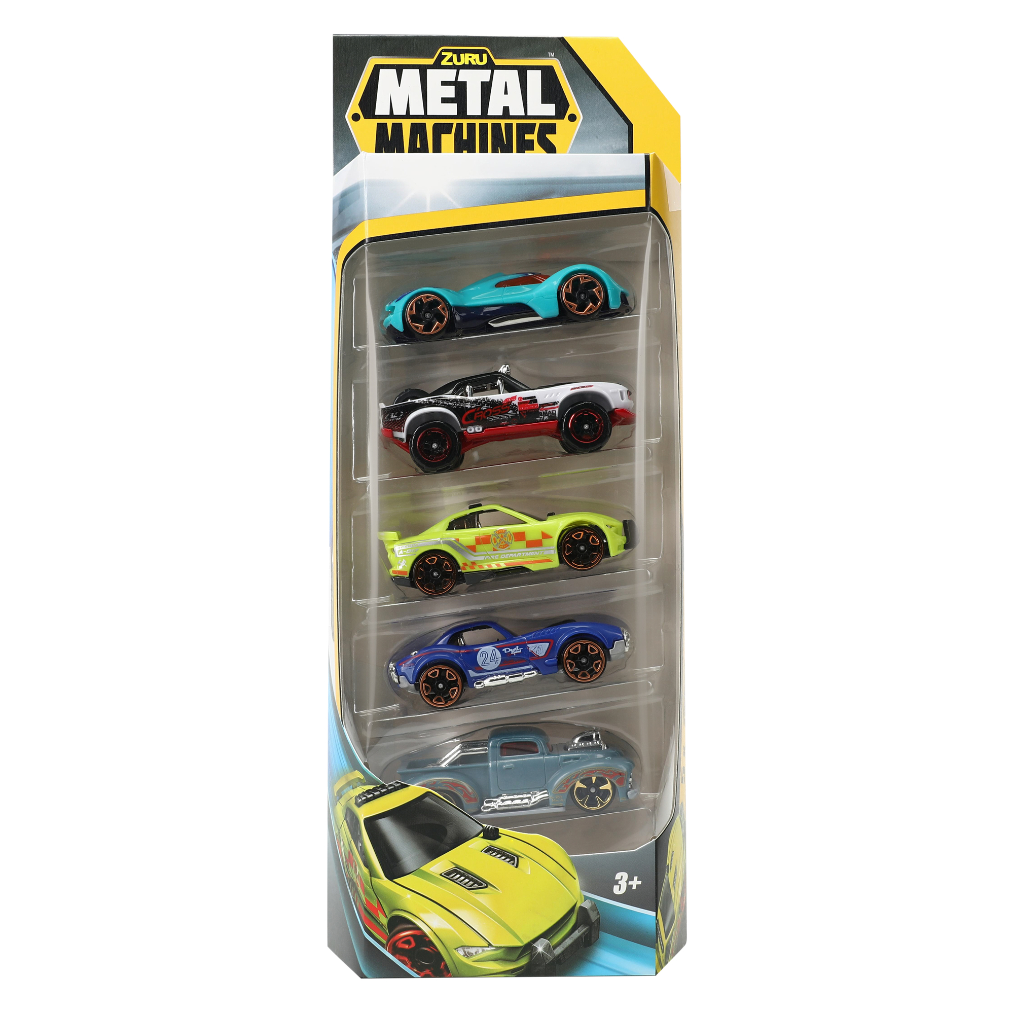 Zuru Metal Machines™ Race Cars 5-Count