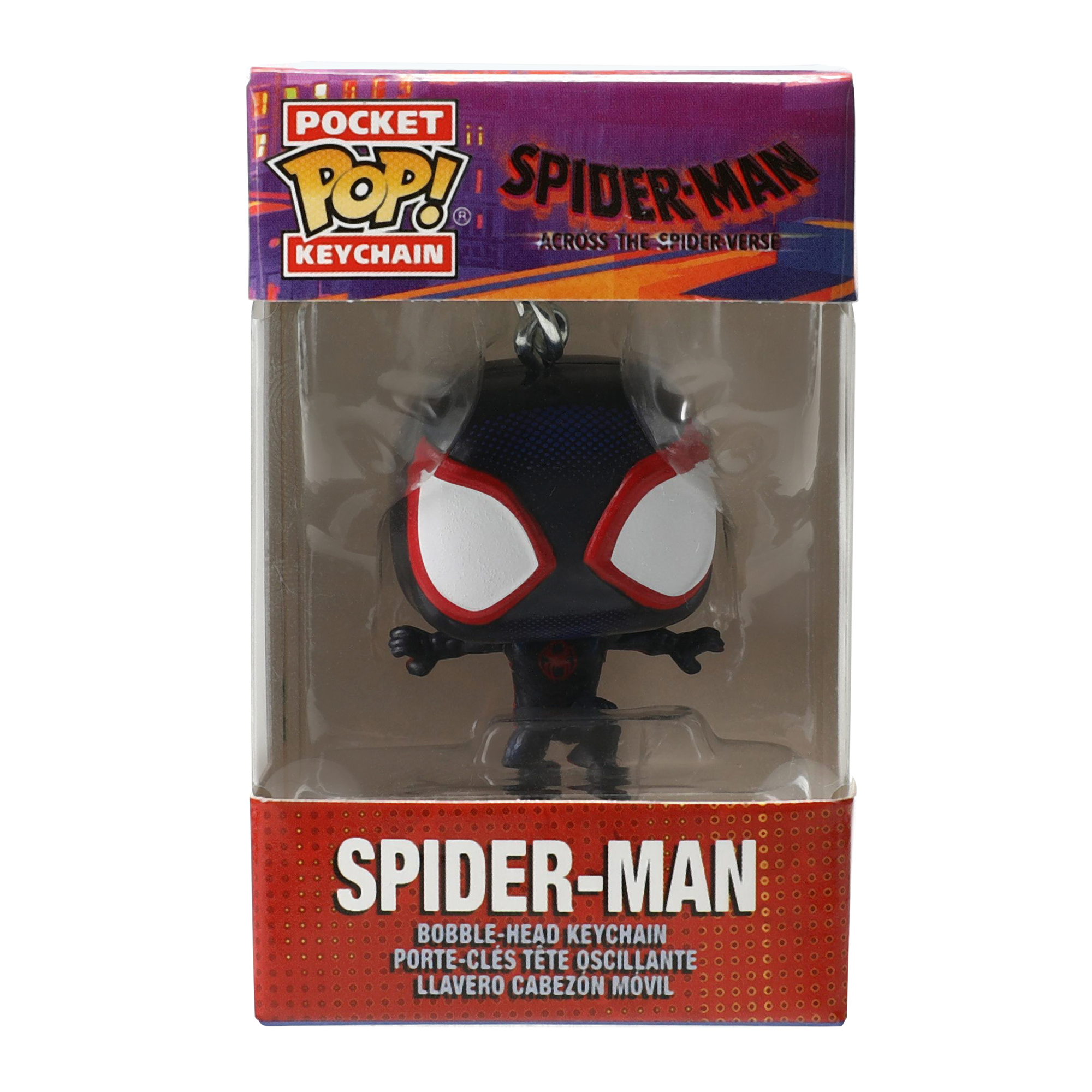 Funko Pop! Keychains Spider-Man Across the Spider-Verse bobble-head