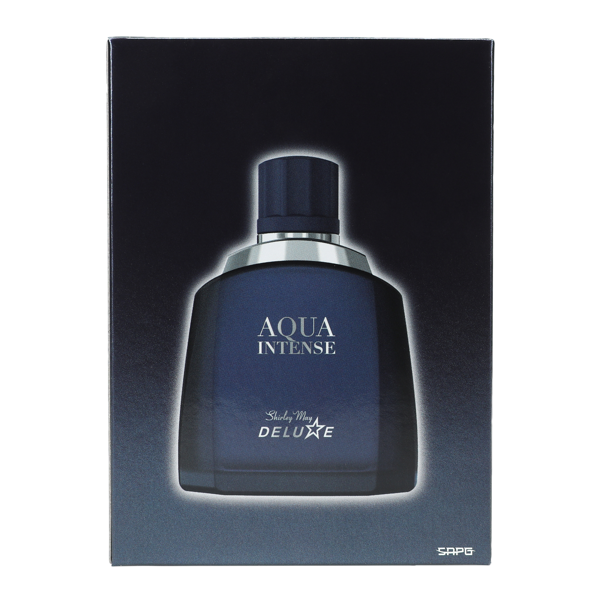 aqua intense eau de toilette by shirley may deluxe 3.4 fl.oz