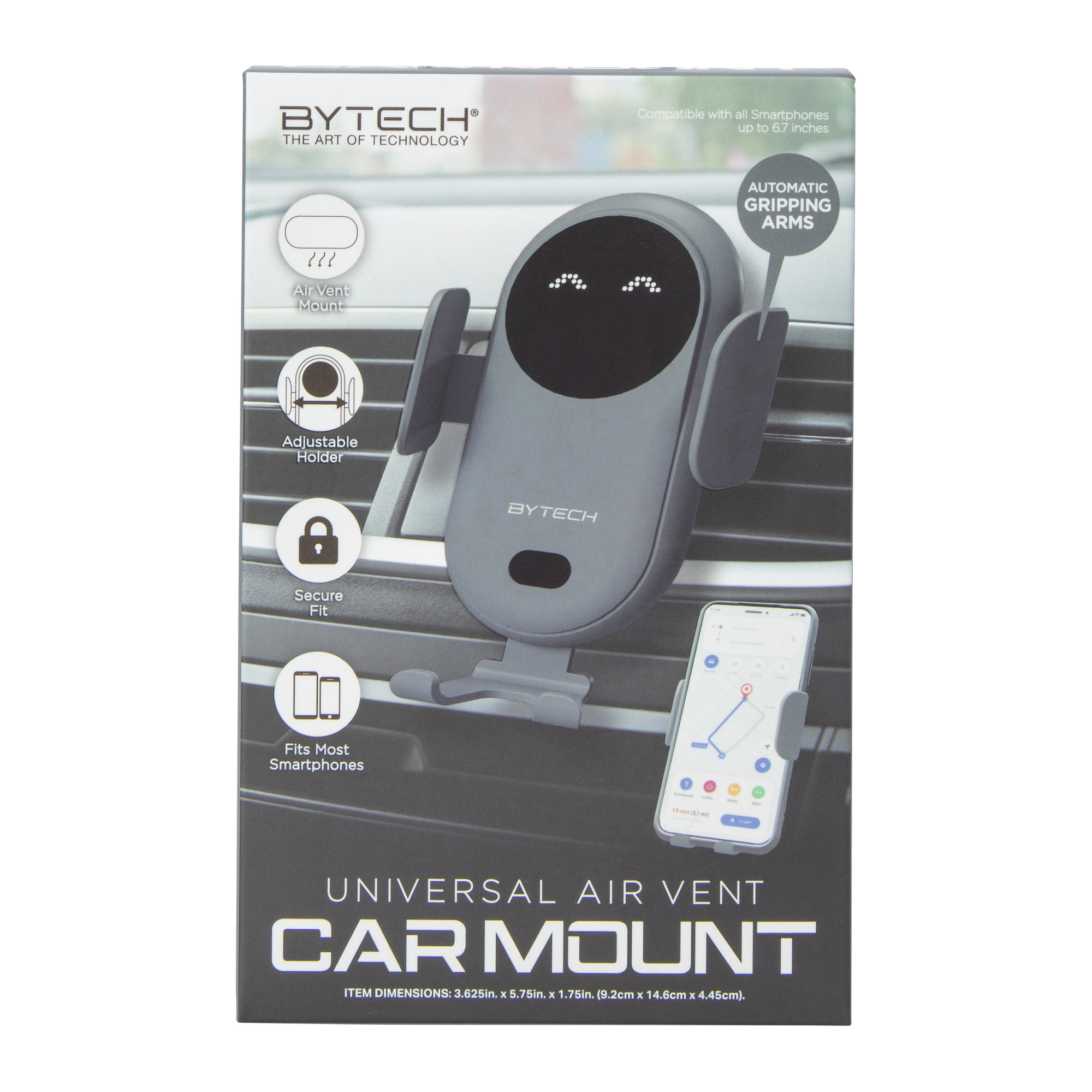 robot universal smart phone air vent car mount