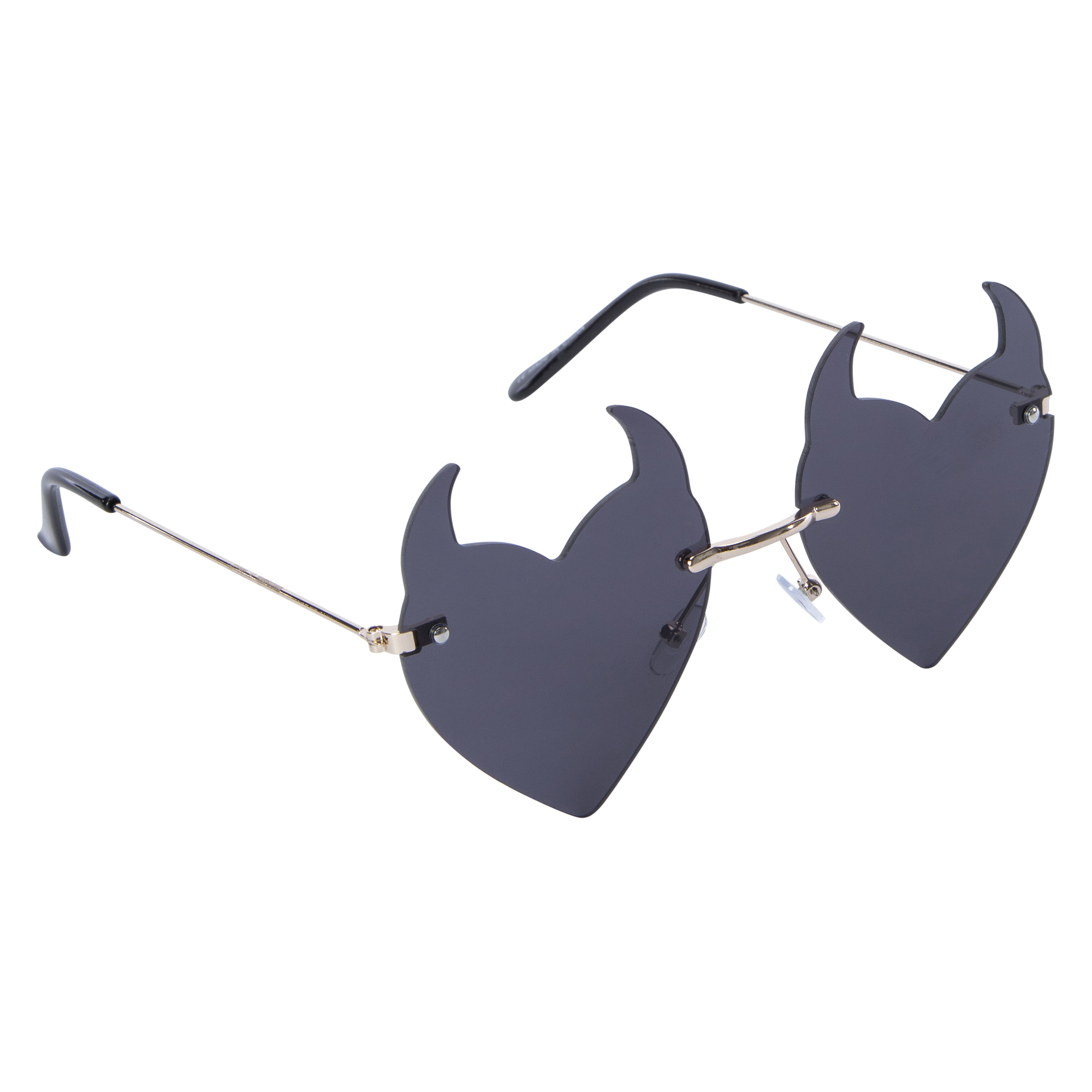 ladies devil heart sunglasses