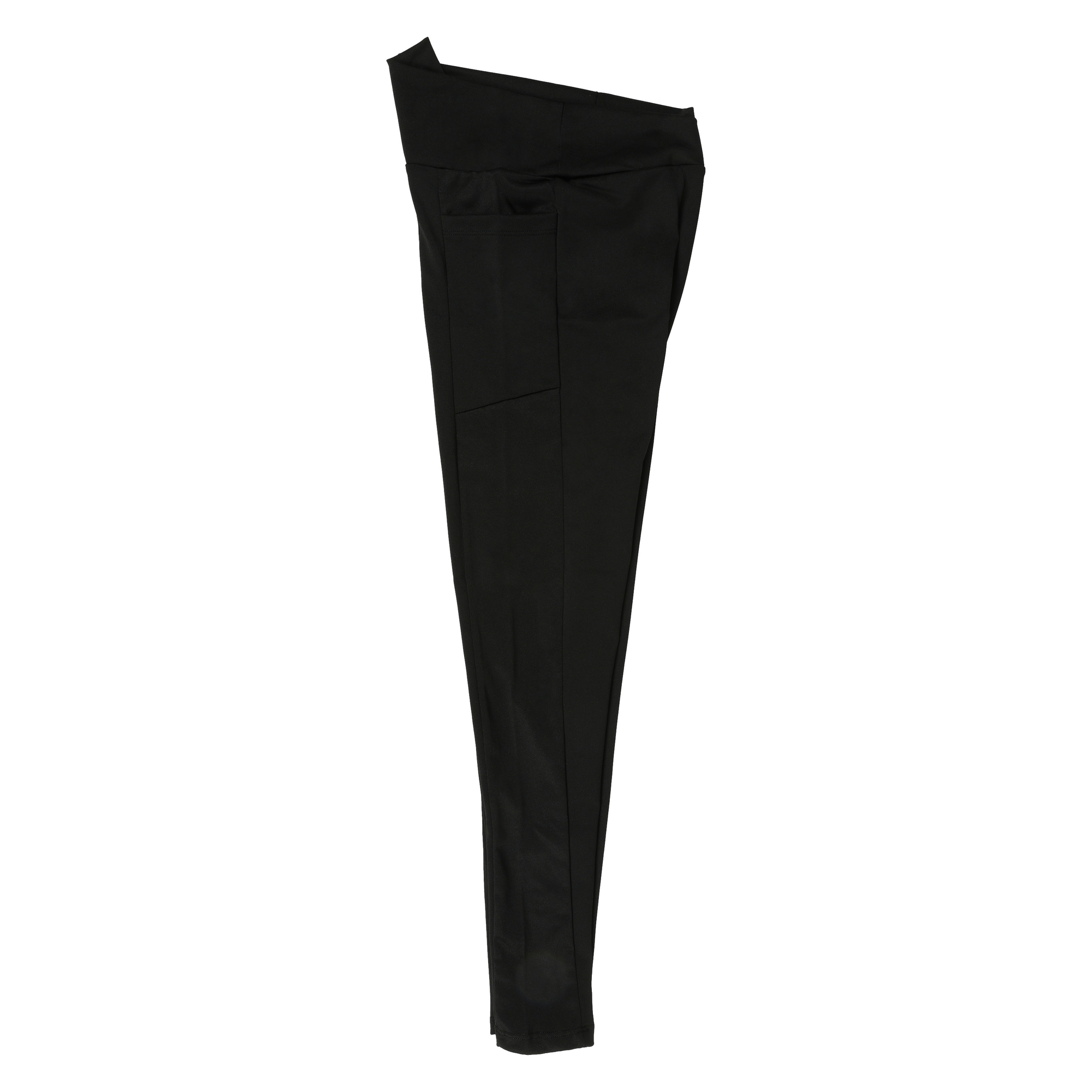 black crossover leggings