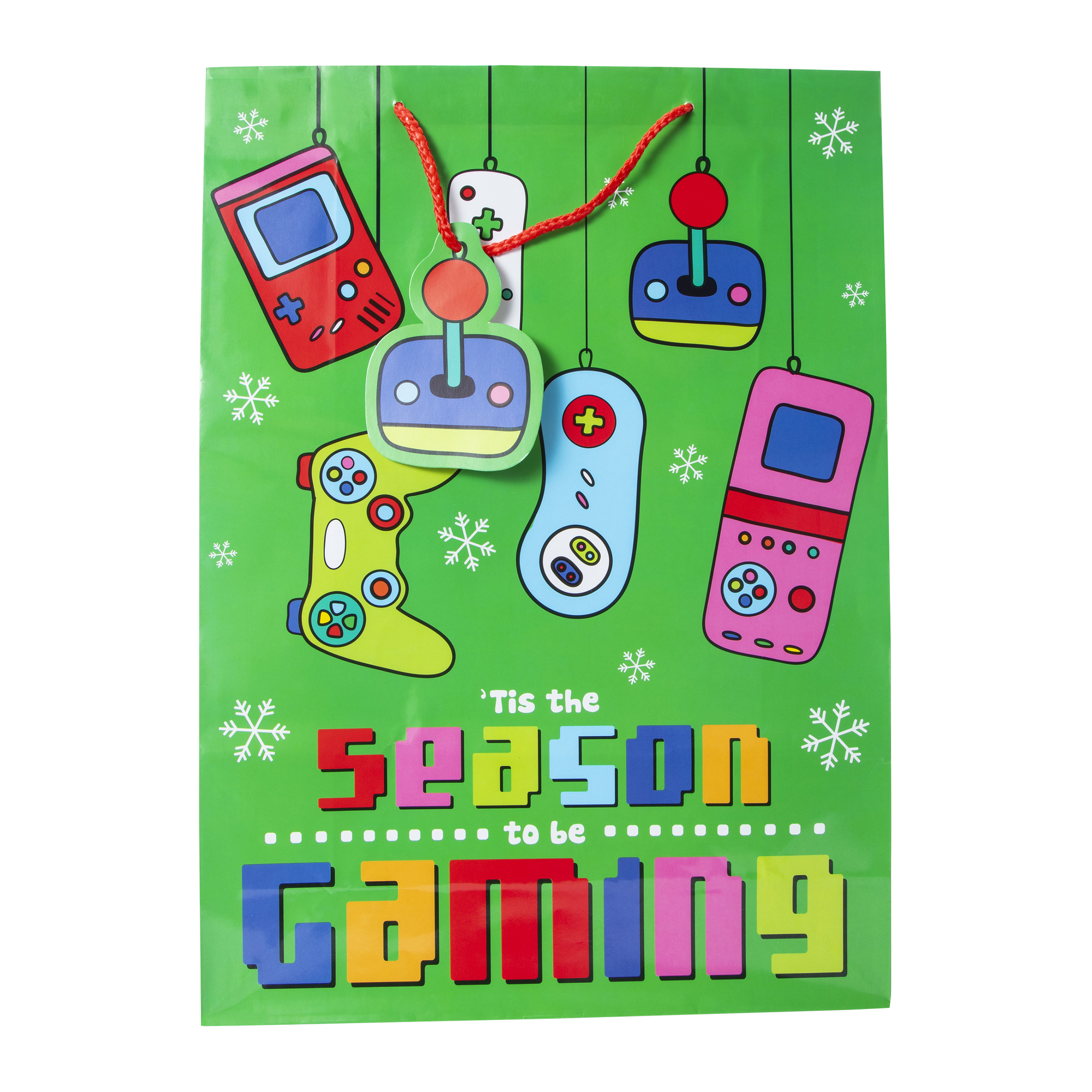 holiday jumbo gift bag 13in x 18in