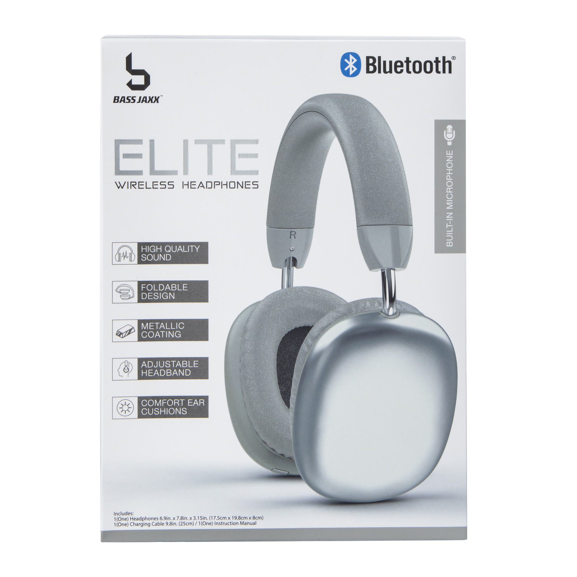 Bluetooth Elite Wireless Headphones With Mic Five Below