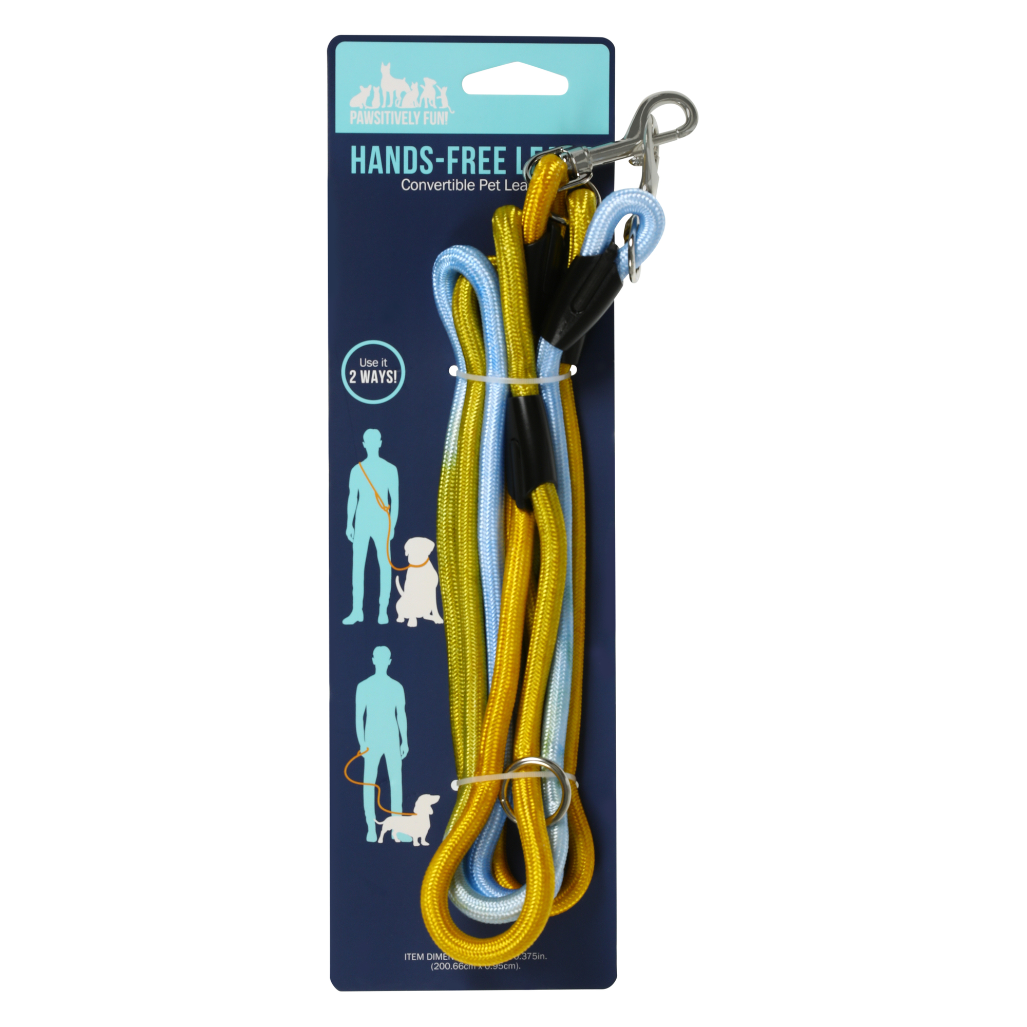 hands-free dog leash 79in