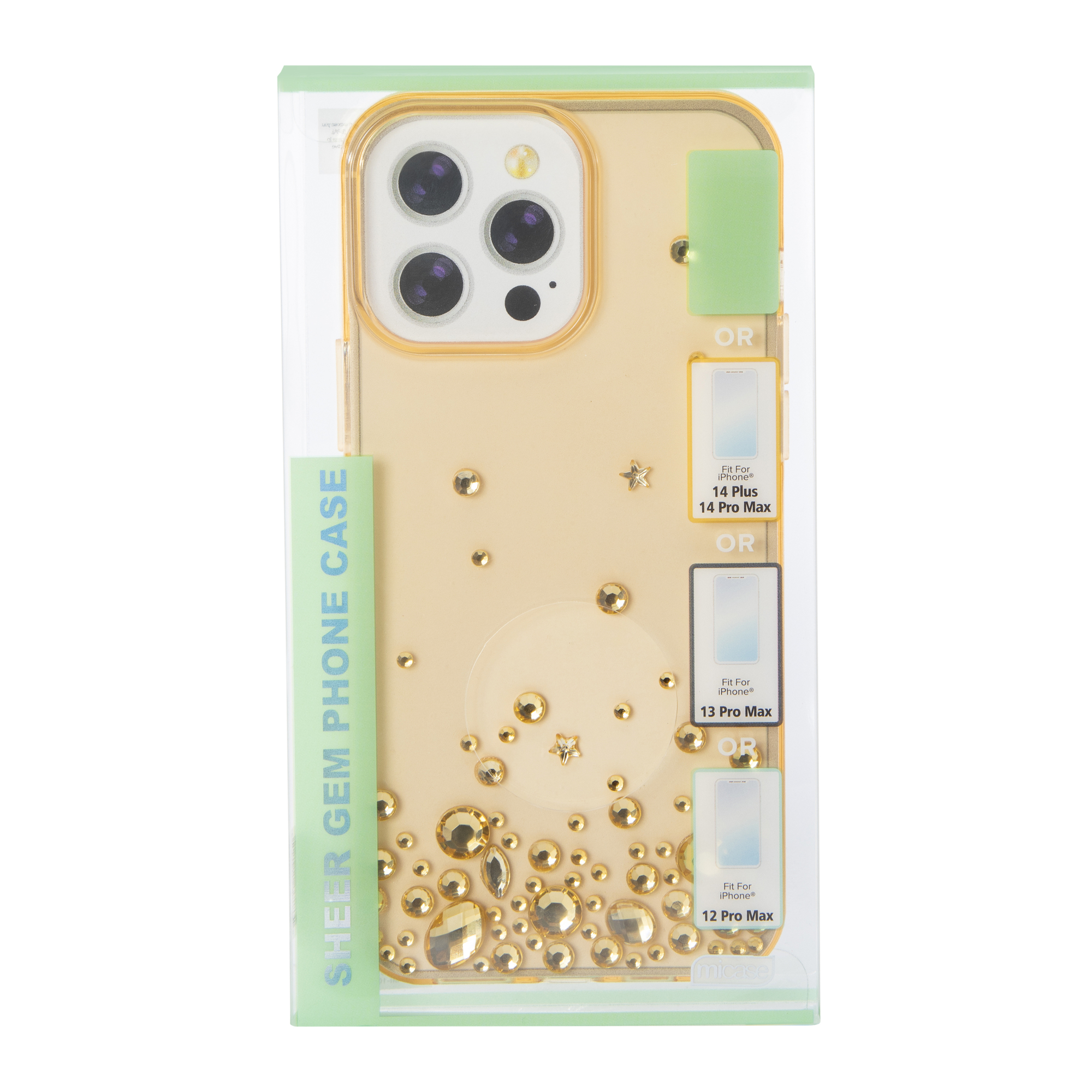 iPhone 15 Plus®/14 Pro Max® translucent gem phone case