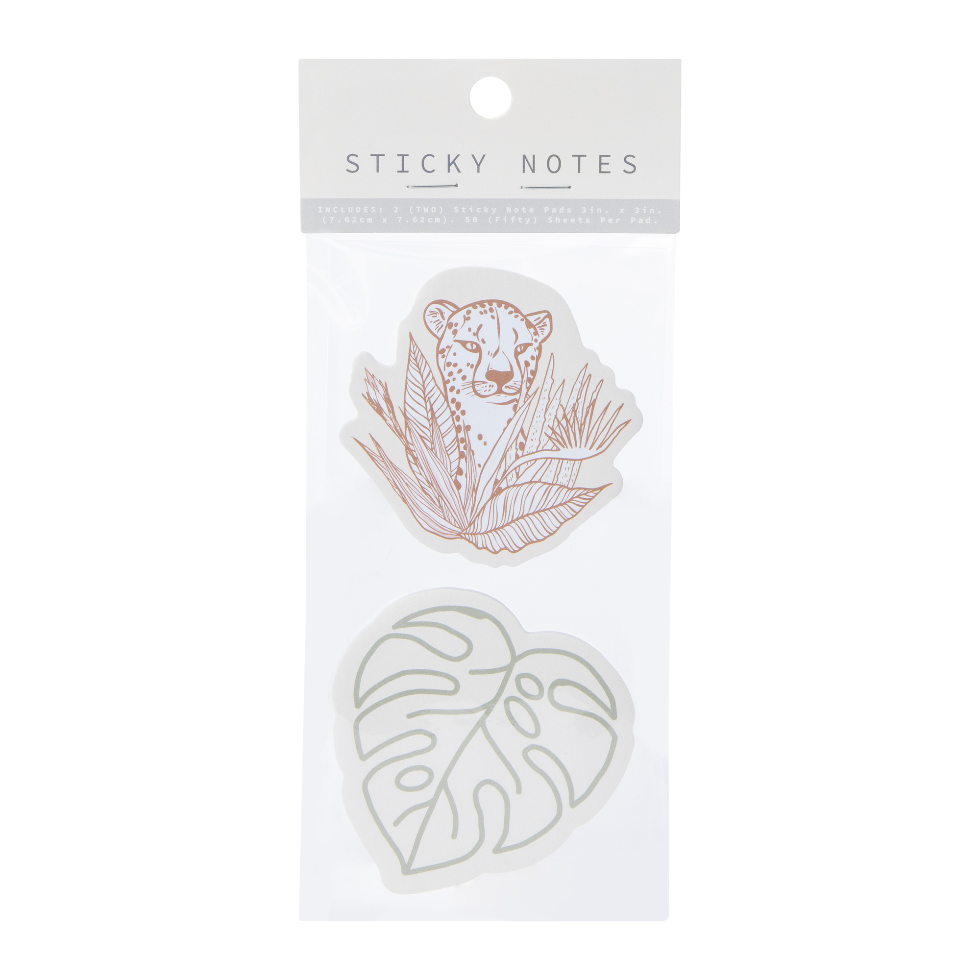 decorative sticky note pads 2-count