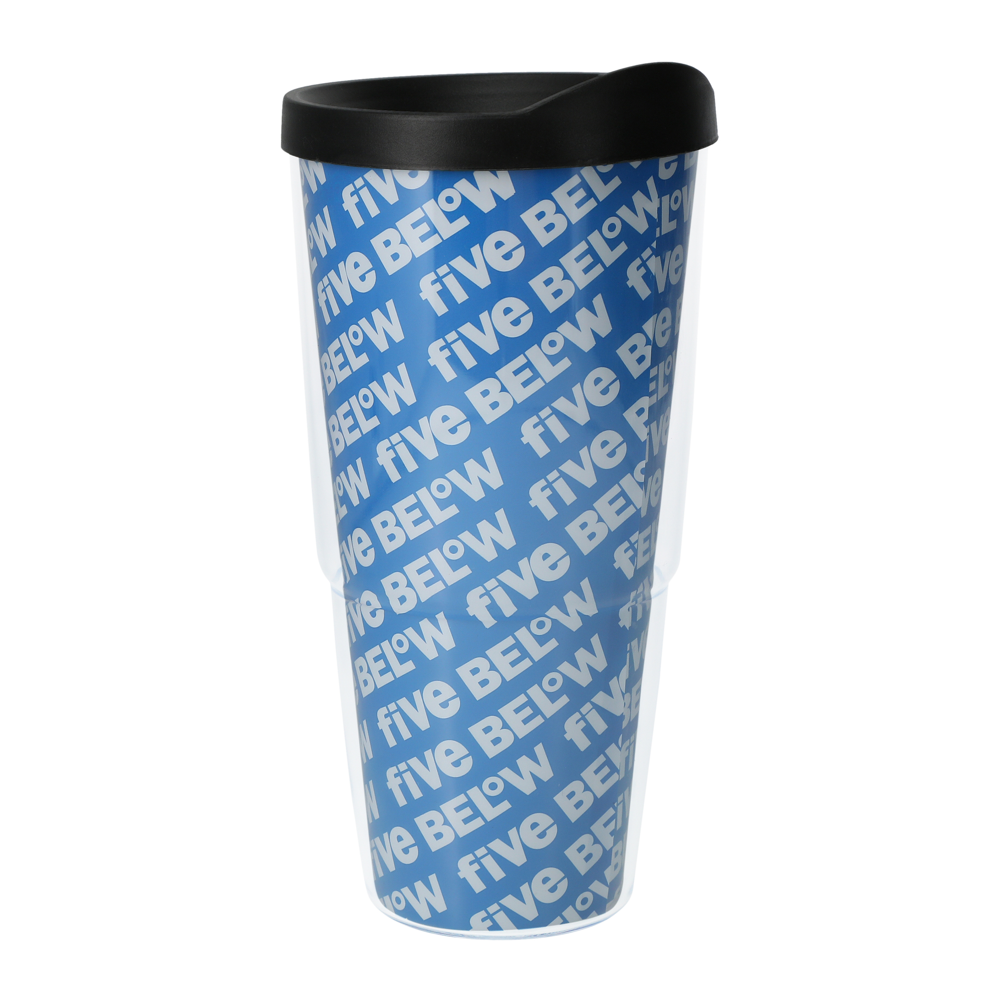 Travel Tumbler With Slider Lid - Five Below Pattern