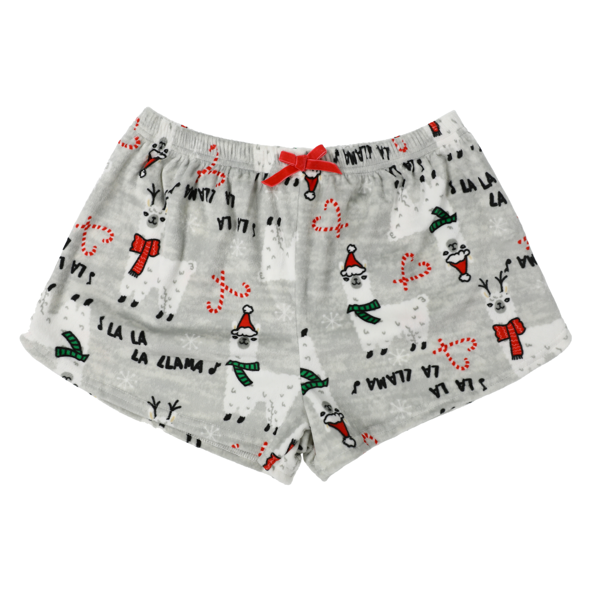 hedgehog plush holiday pajama shorts