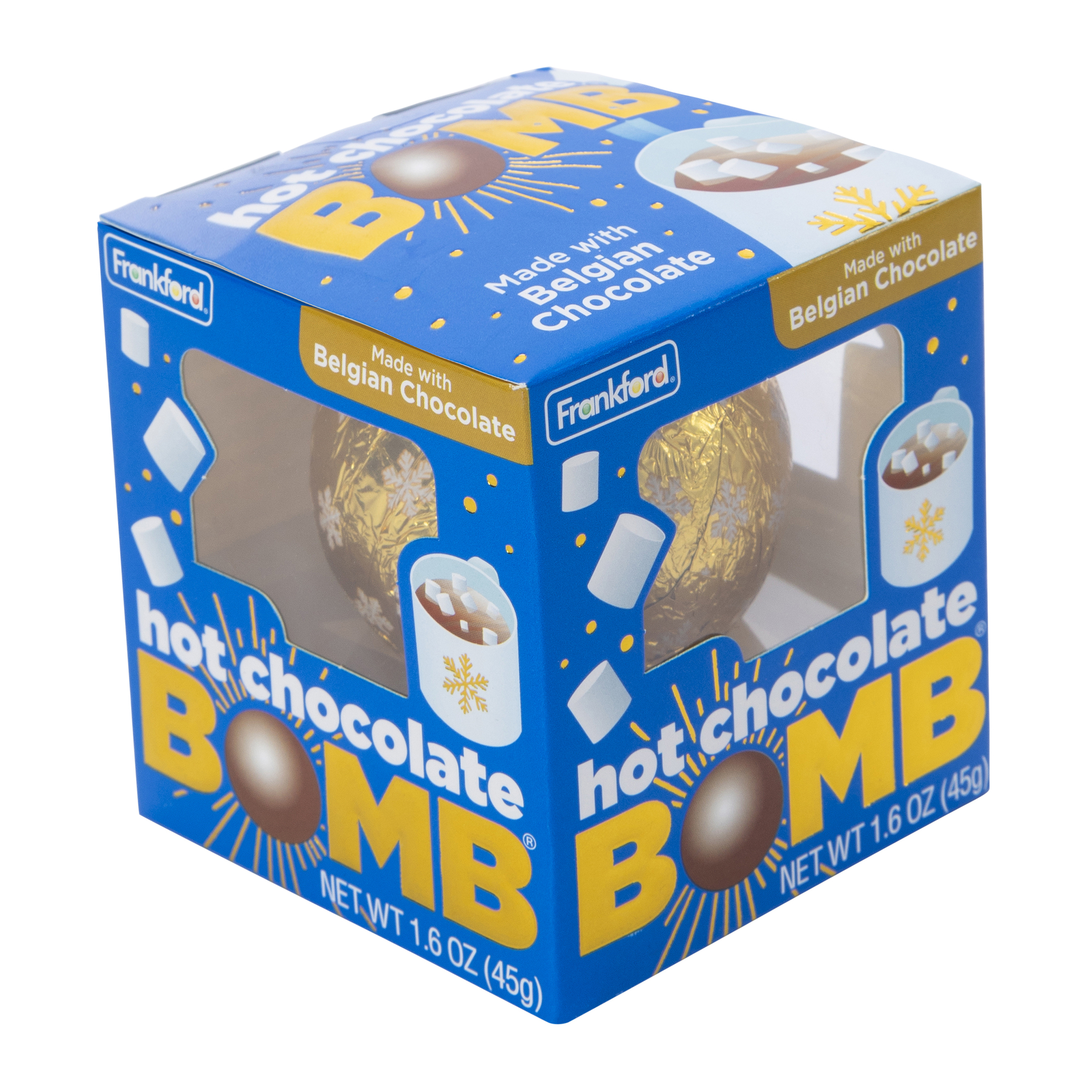hot chocolate bomb with mini marshmallows 1.6oz