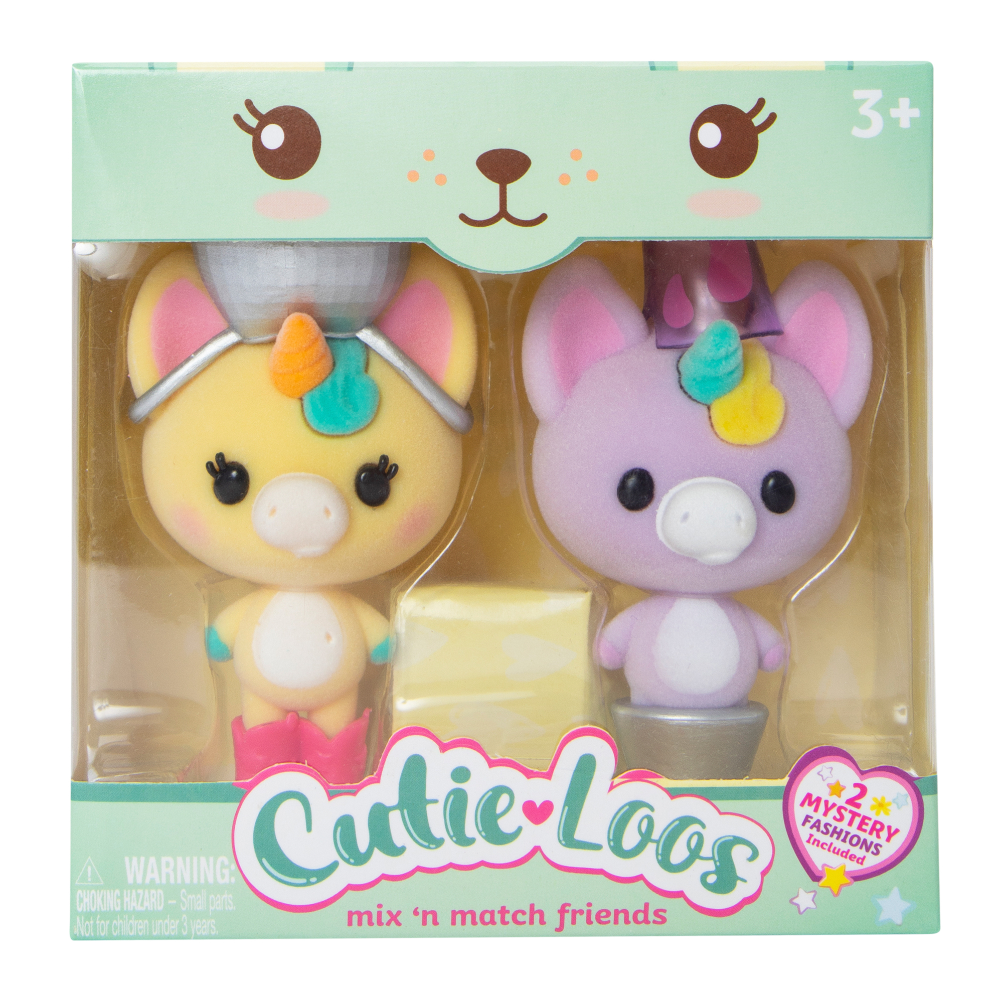 cutie-loos mix 'n match friends 2-count | Five Below