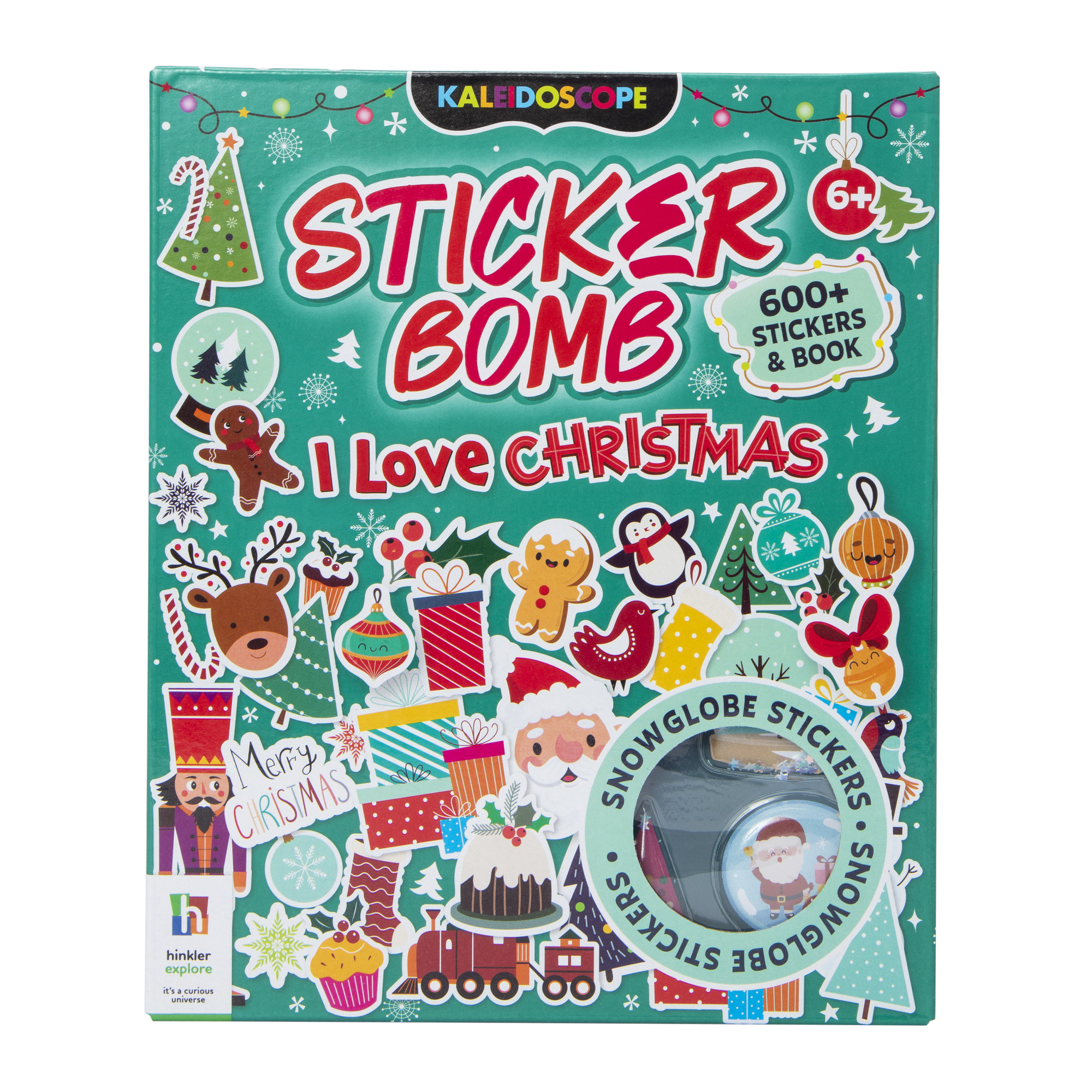 kaleidoscope 'I love christmas' sticker book