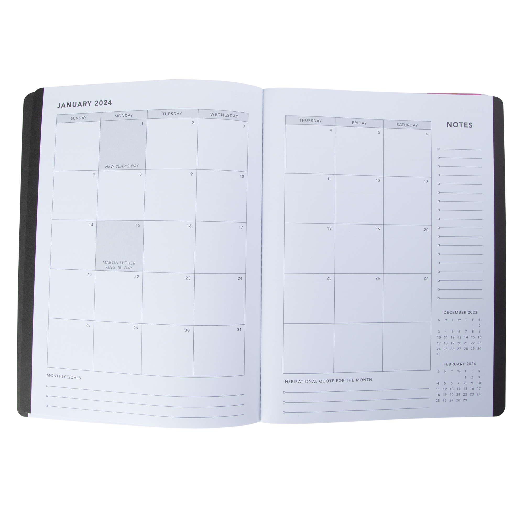 2024 weekly & monthly planner | Five Below