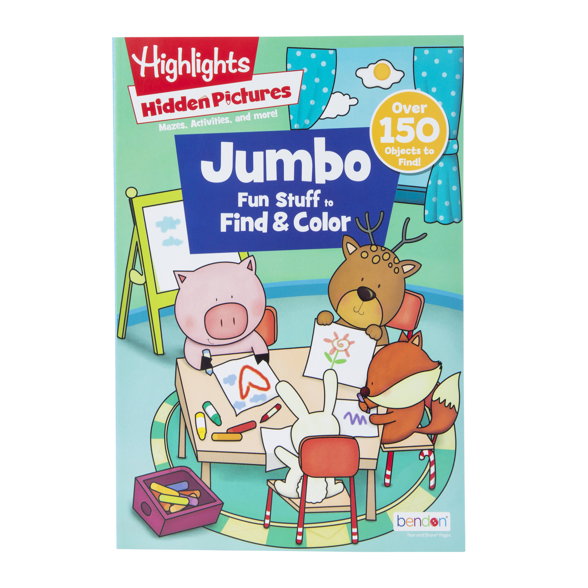 highlights® hidden pictures jumbo find & color activity book