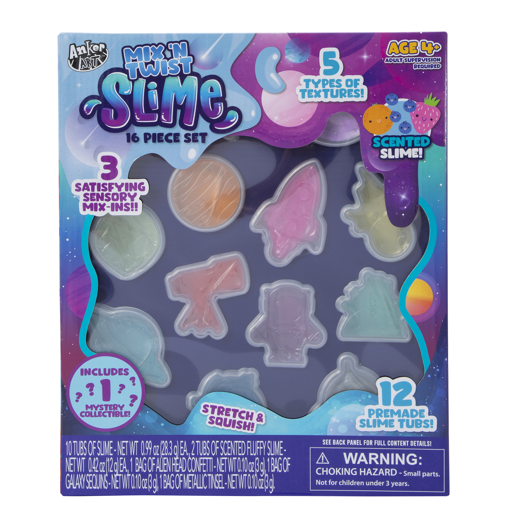 mix n' twist slime 16-piece set | Five Below