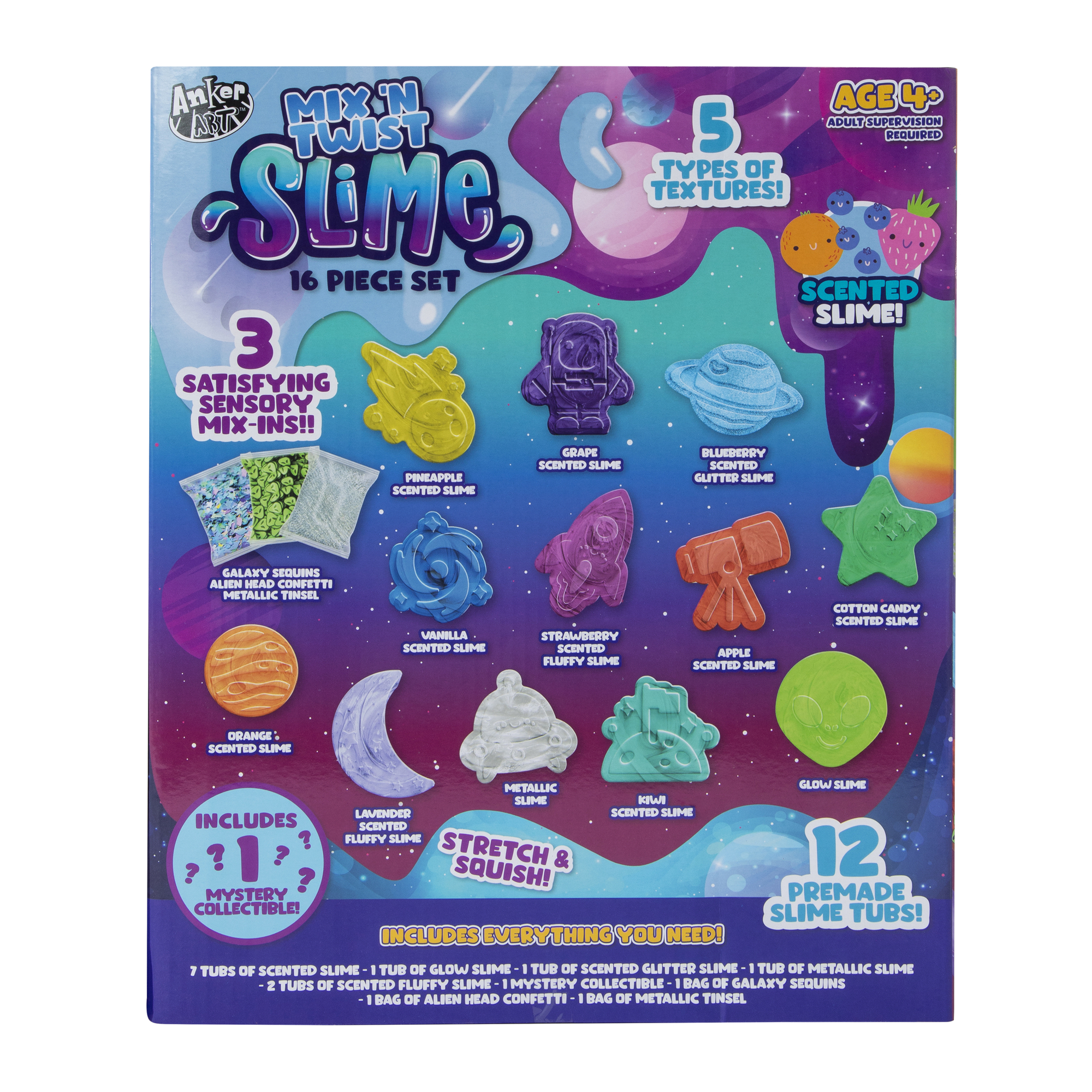 mix n' twist slime 16-piece set | Five Below