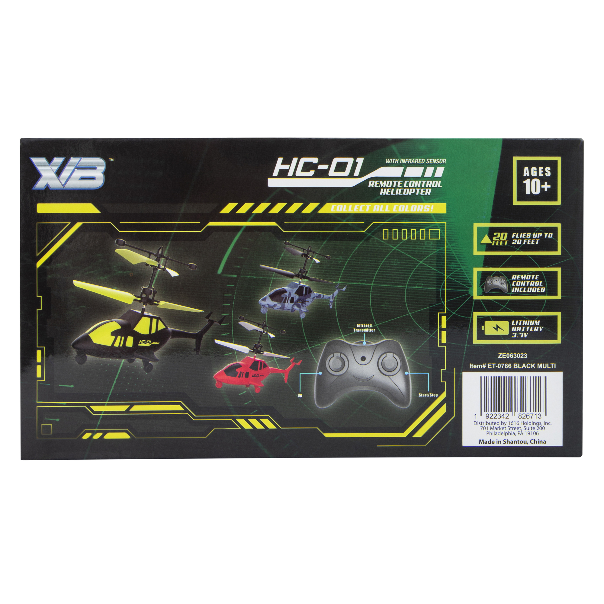HC-01 remote control helicopter with infrared sensor