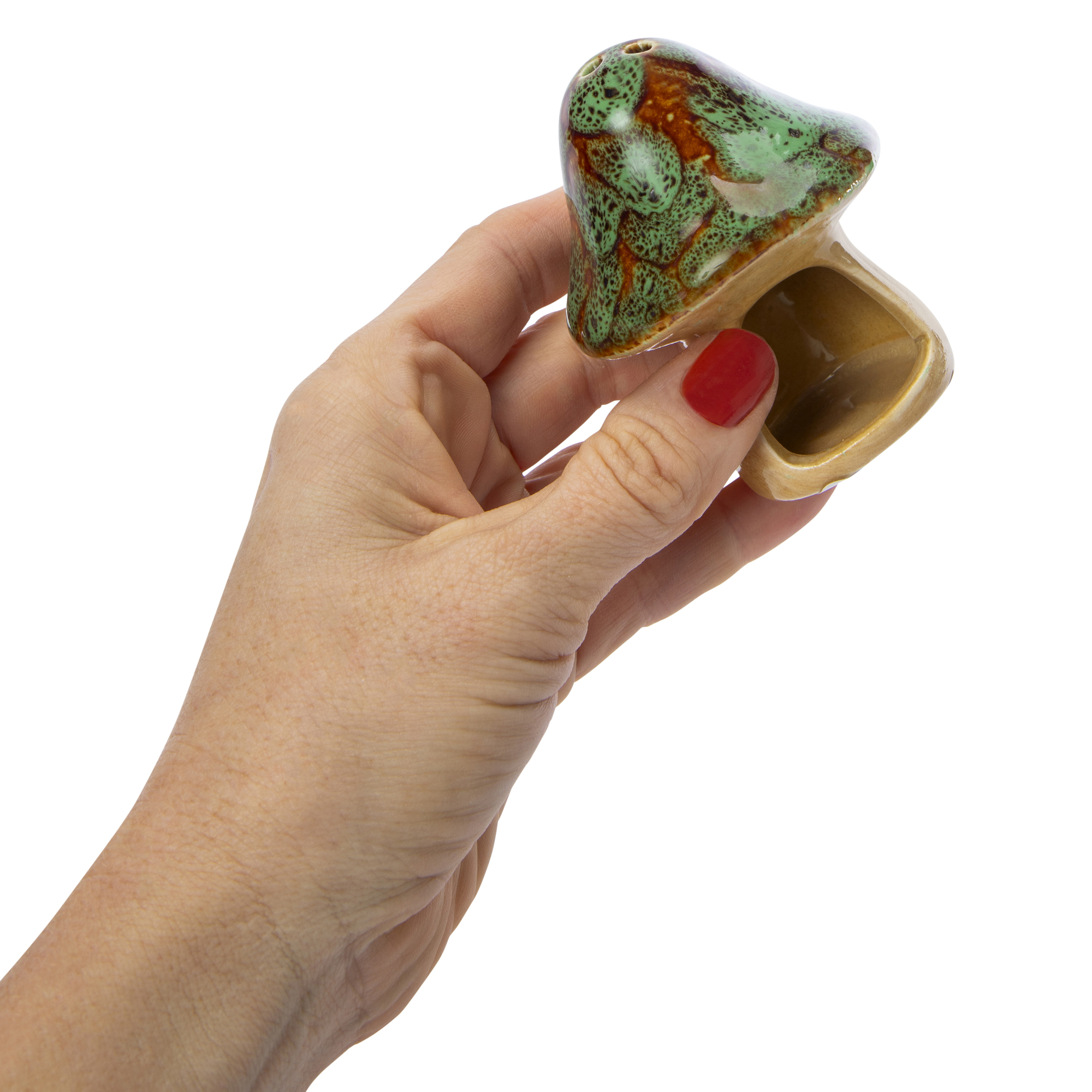 Glazed Mushroom incense Burner