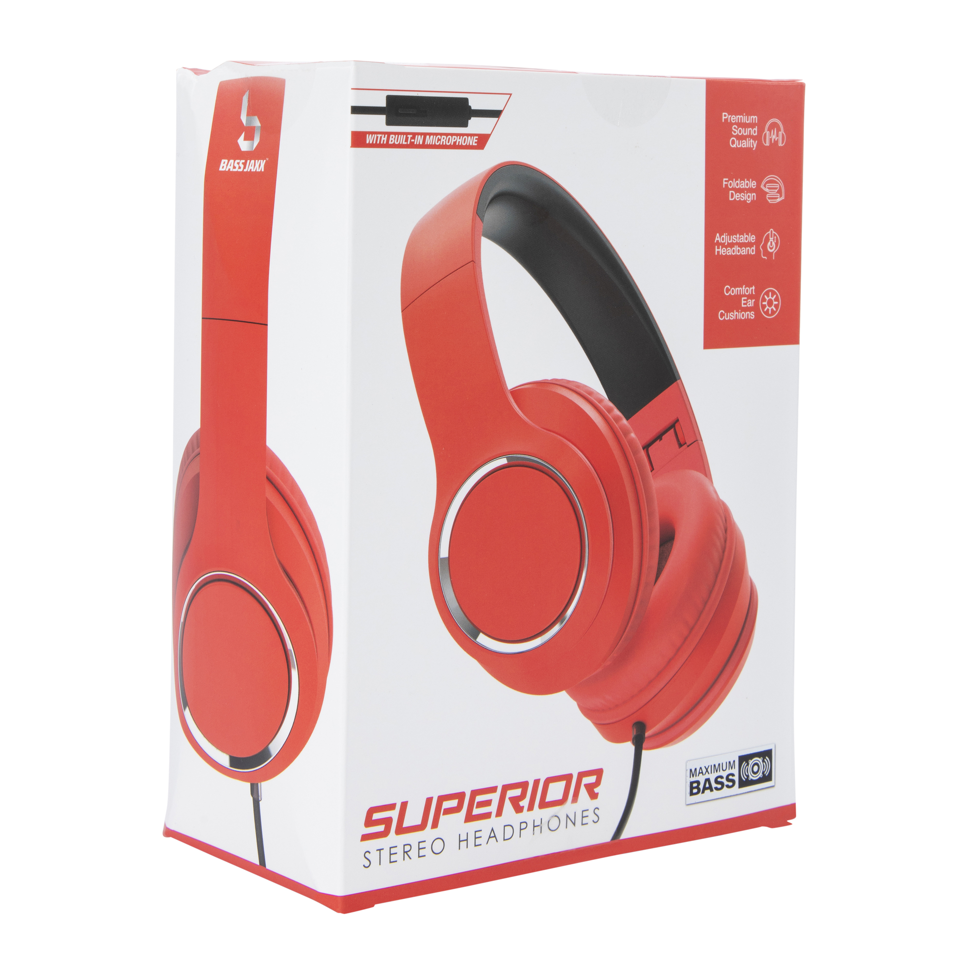 superior stereo wired headphones with mic | Five Below