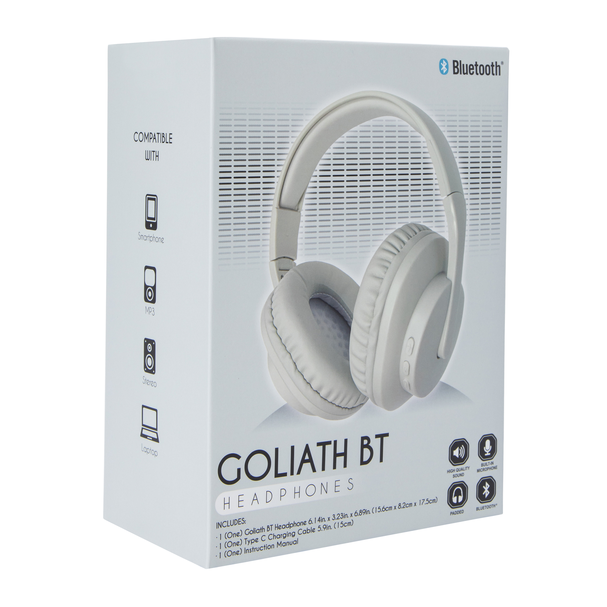 goliath bluetooth over ear headphones with mic Five Below