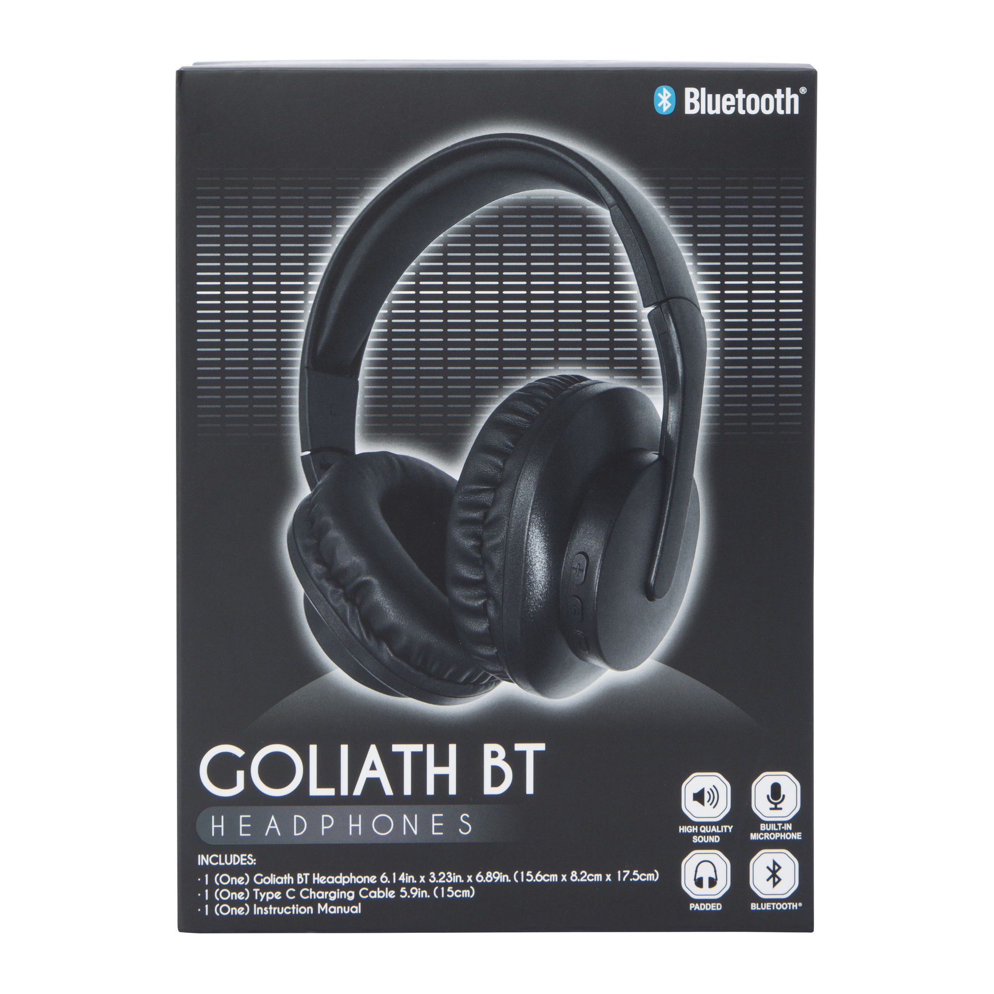 goliath bluetooth over ear headphones with mic Five Below