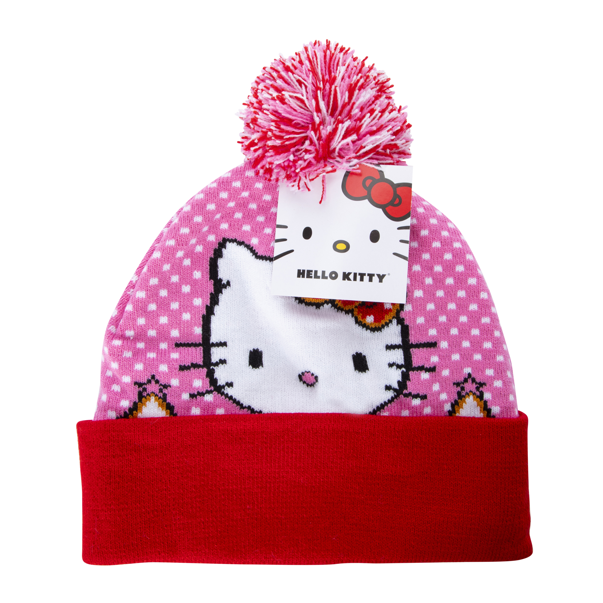 hello kitty™ gingerbread pom beanie