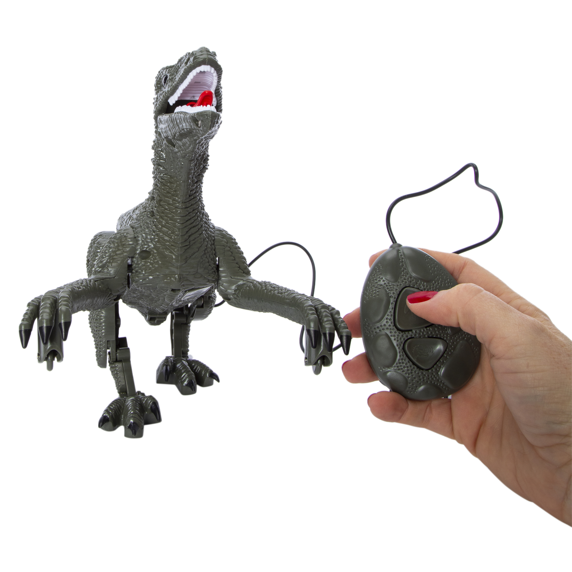 Stuff Certified® XL RC Velociraptor Dinosaur with Remote Control