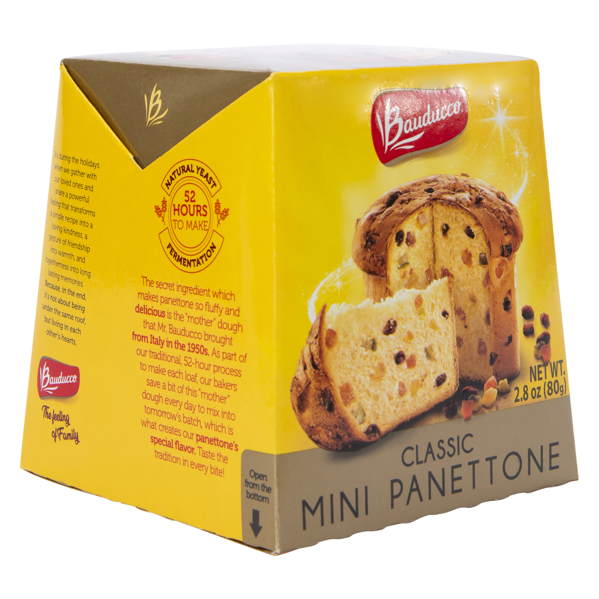 bauducco® classic mini panettone 2.8oz