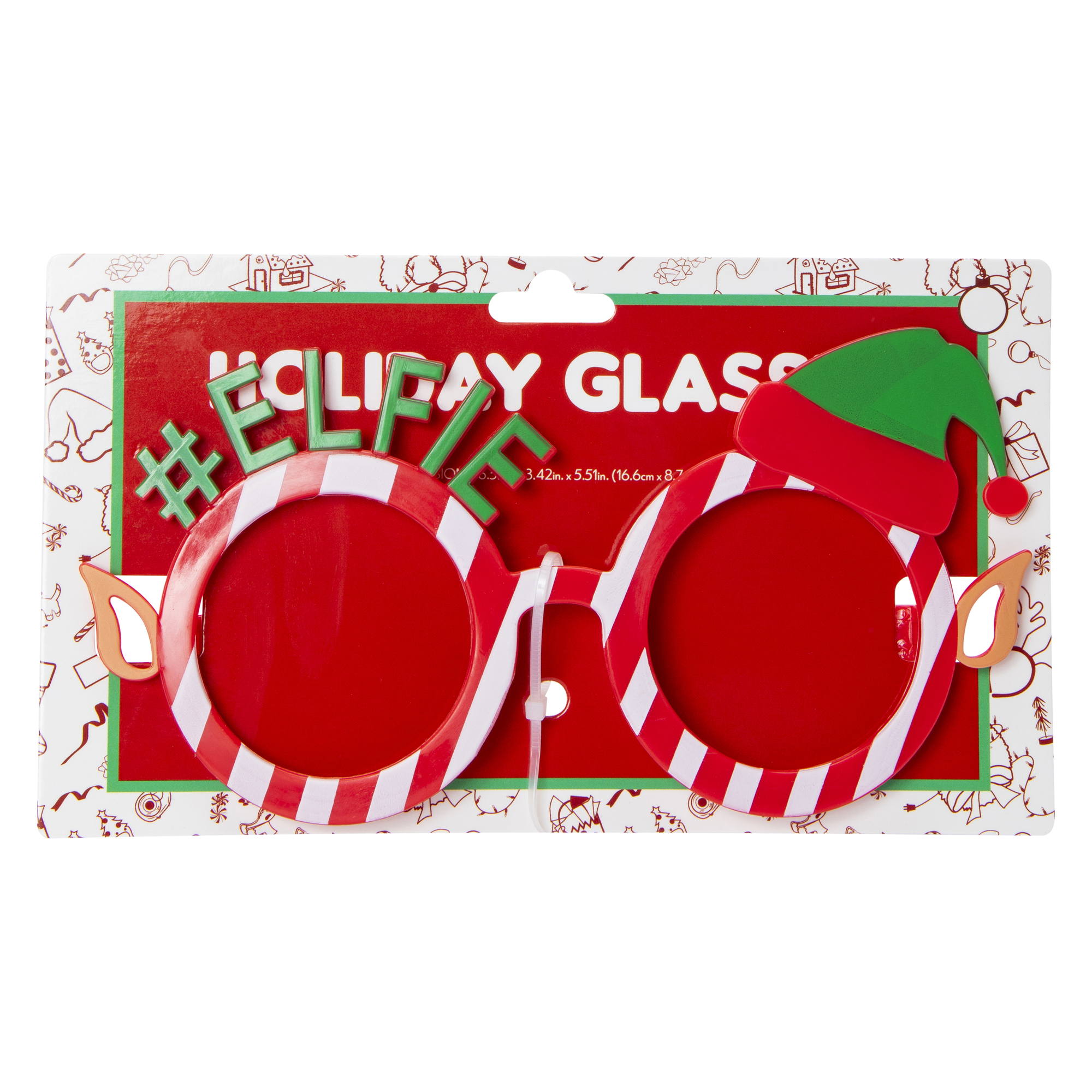 funny christmas glasses