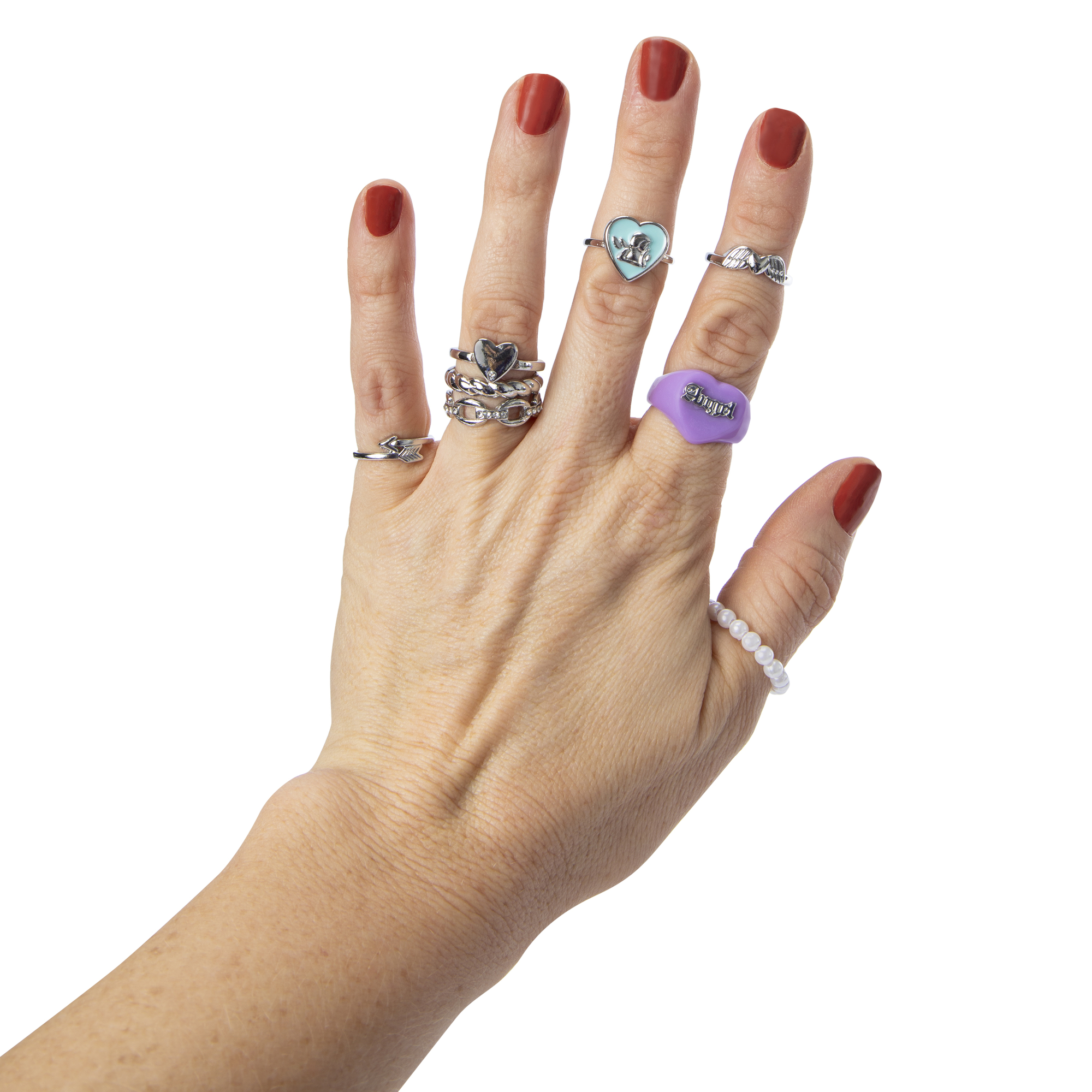 jewelry rings 8-pack