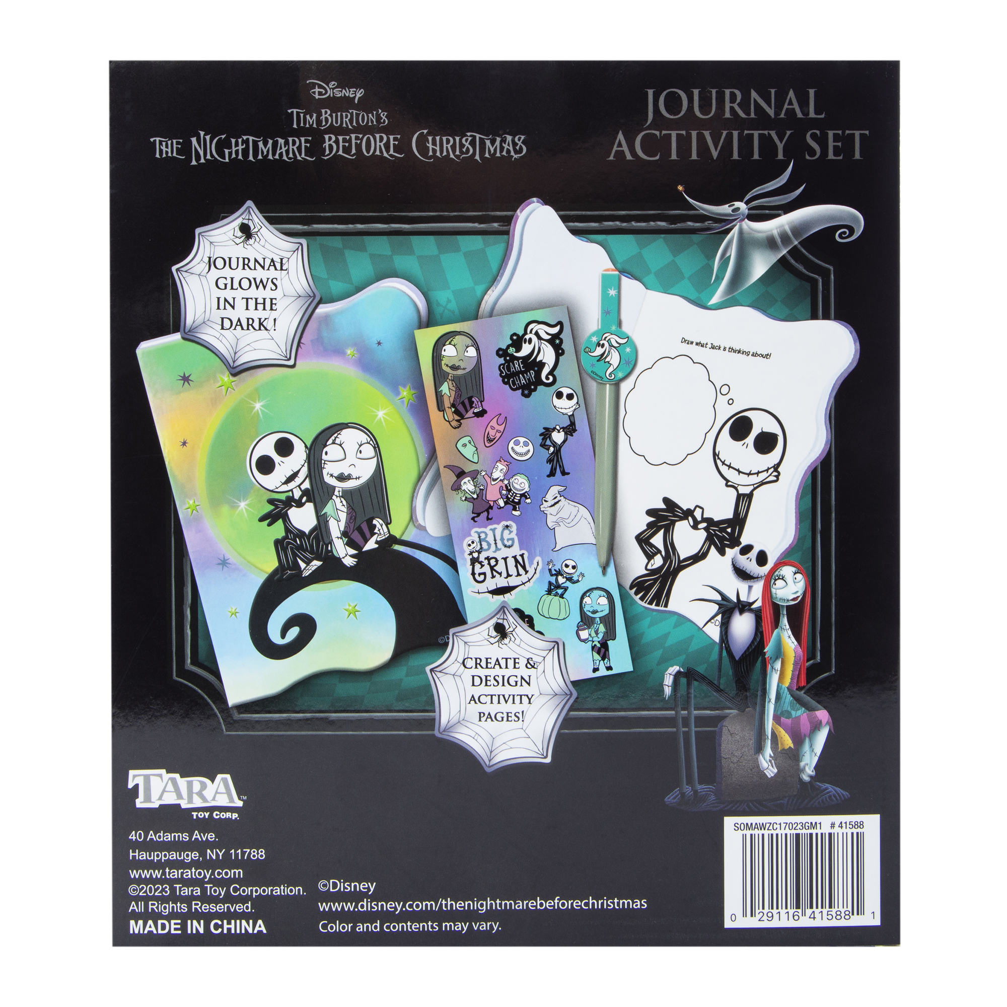 Disney Tim Burton's The Nightmare Before Christmas Journal Set