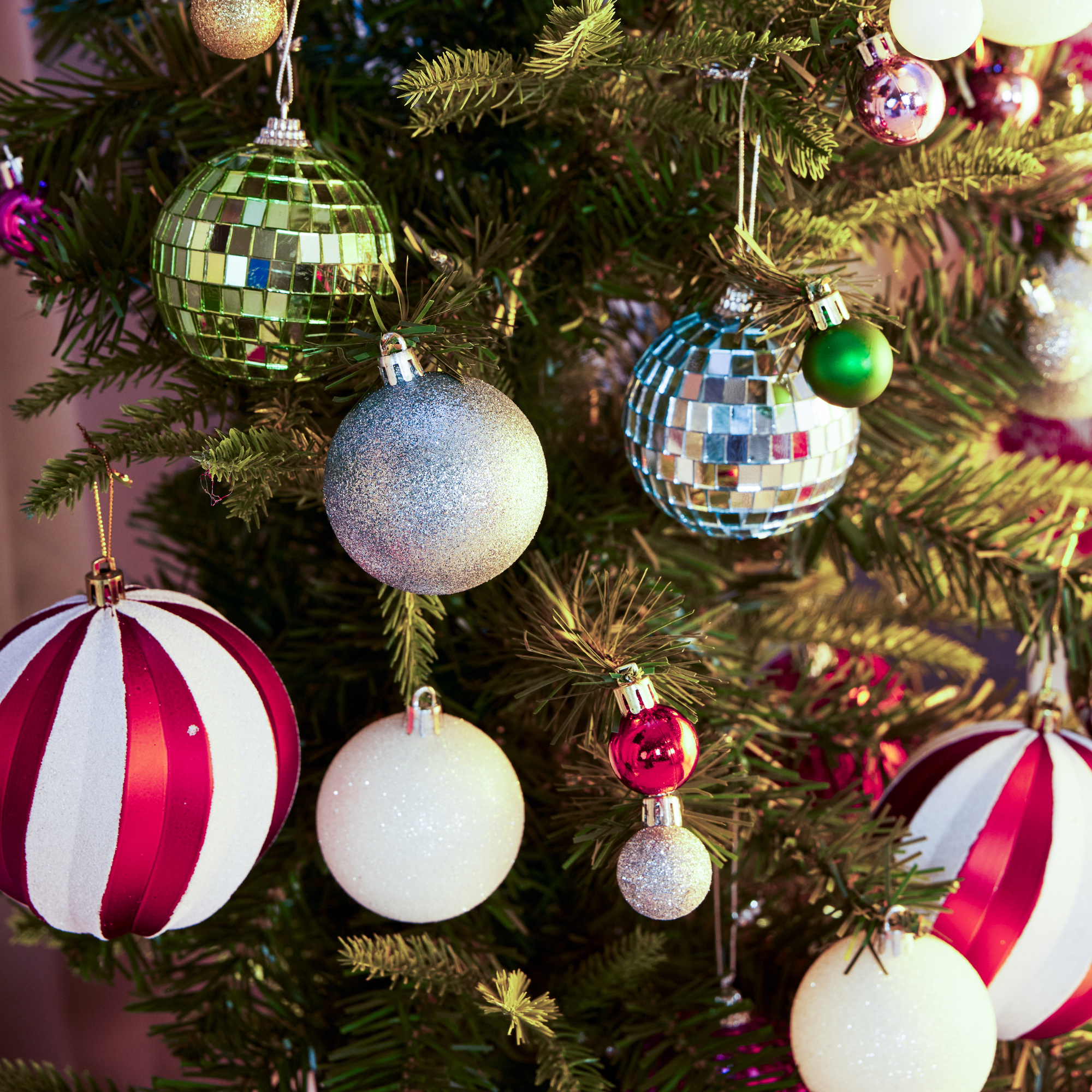 mini disco ball ornament 2.7in