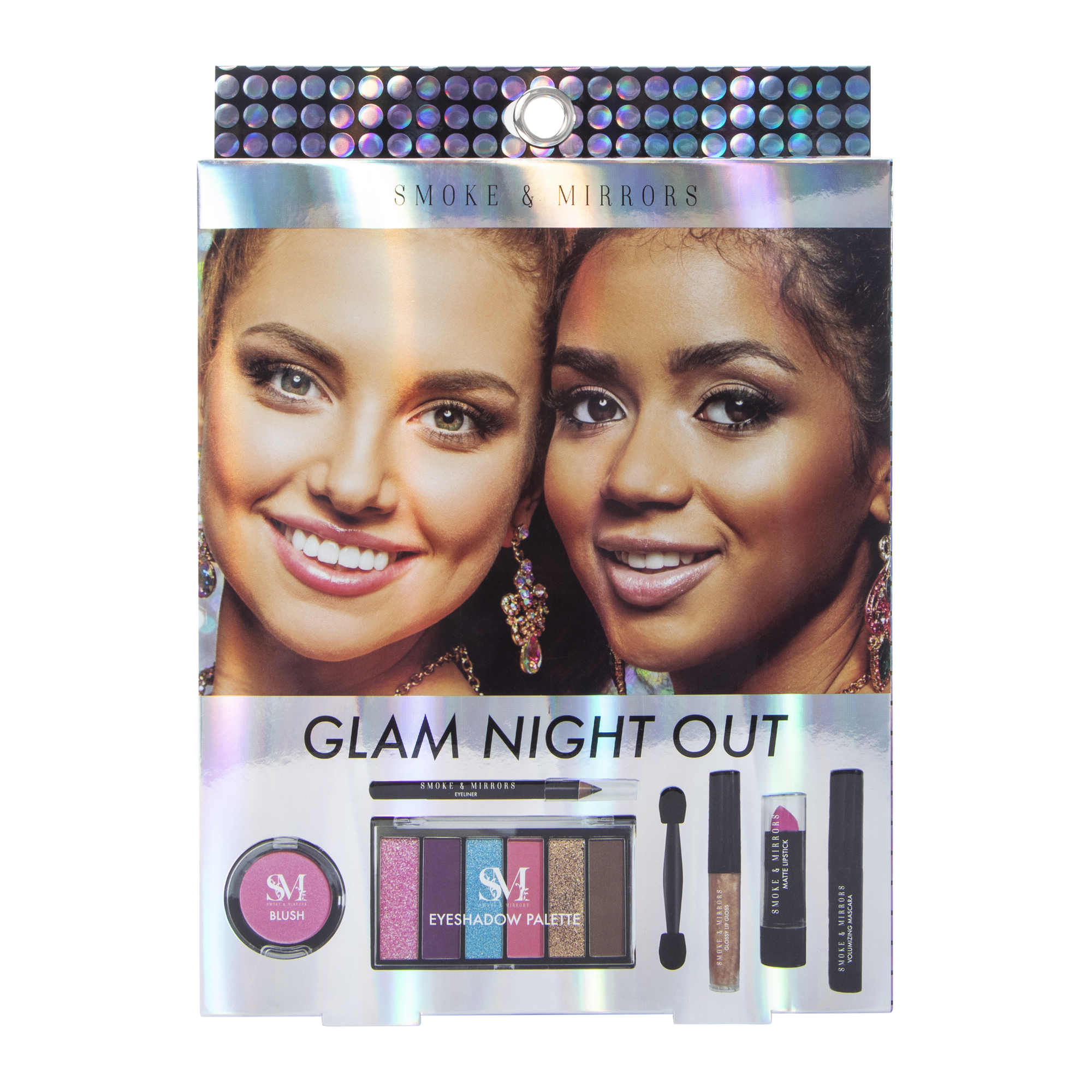 smoke & mirrors glam night out makeup kit 7-count