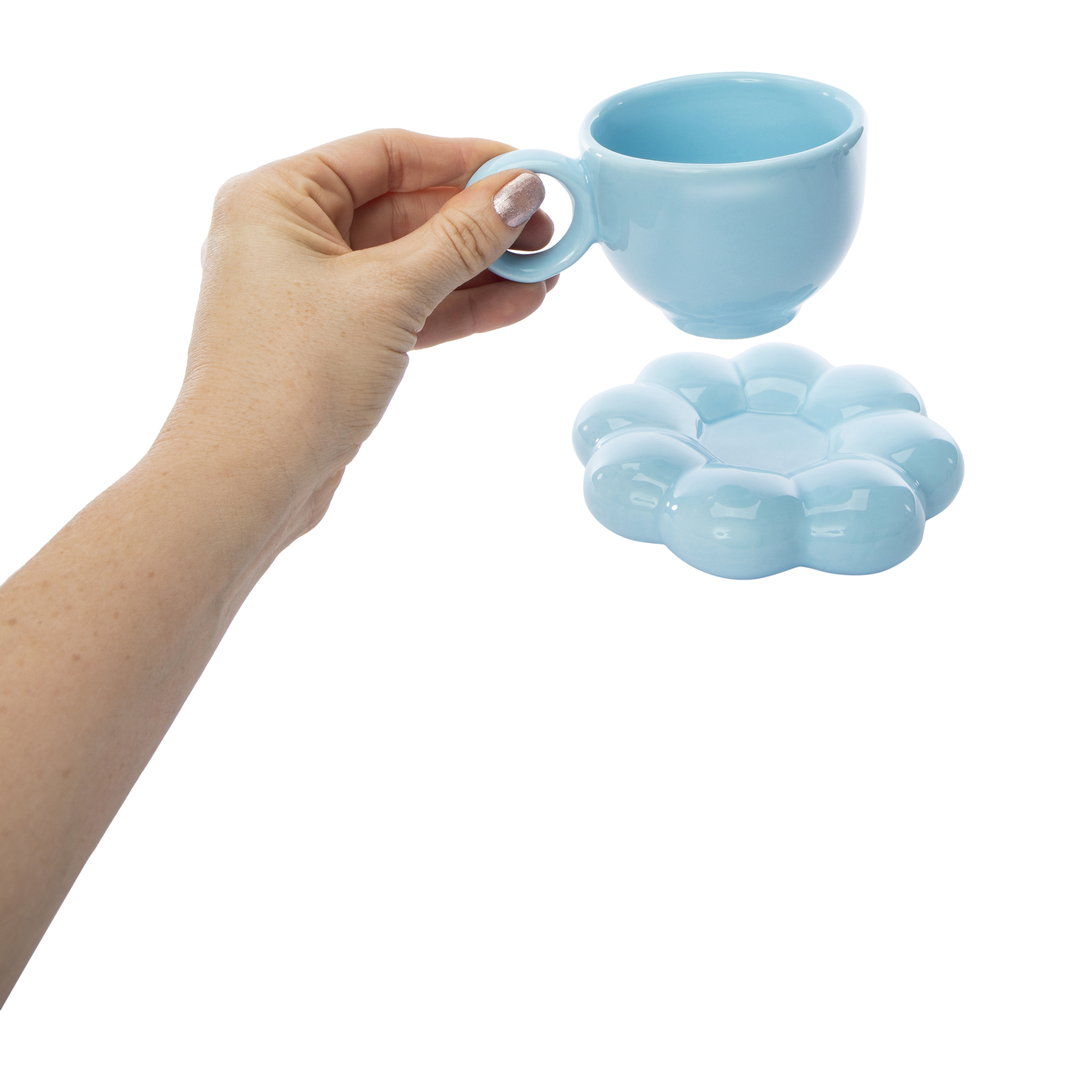 cloud saucer & cup set 7.25oz