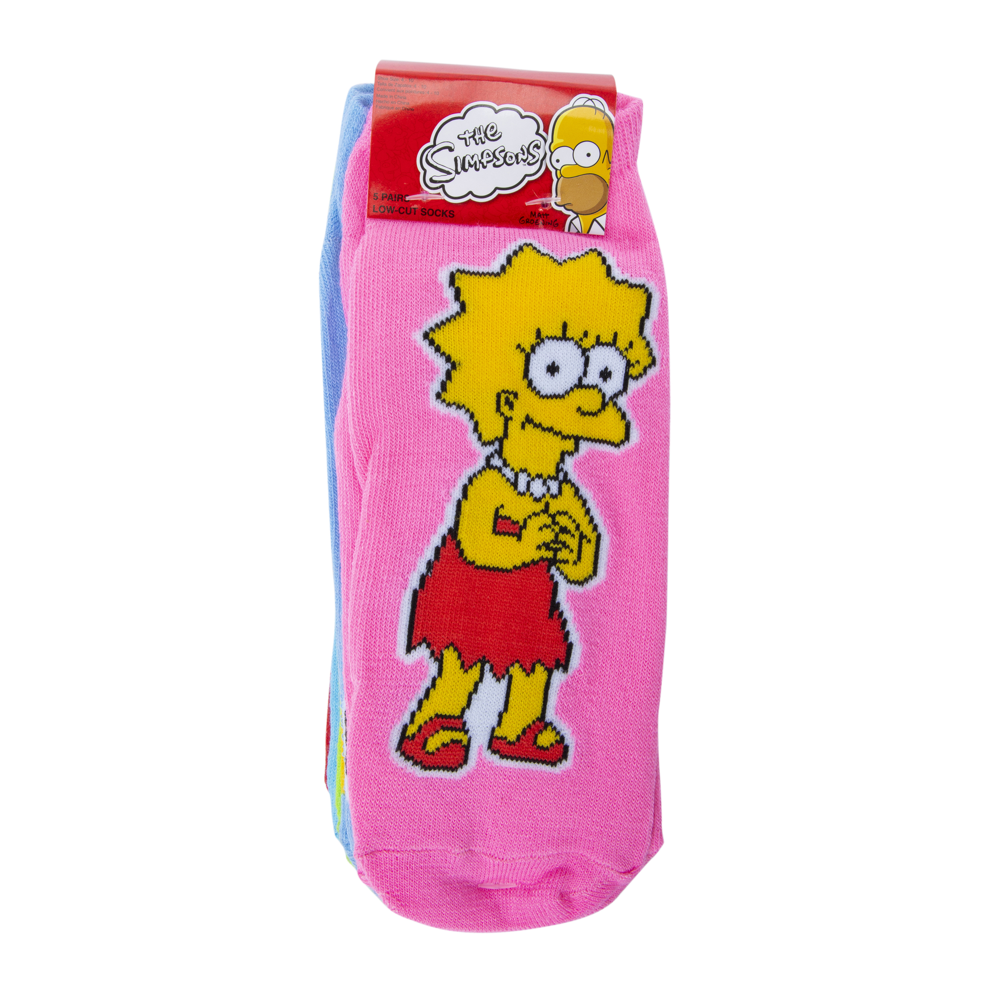 ladies the simpsons™ low-cut socks 5-pack