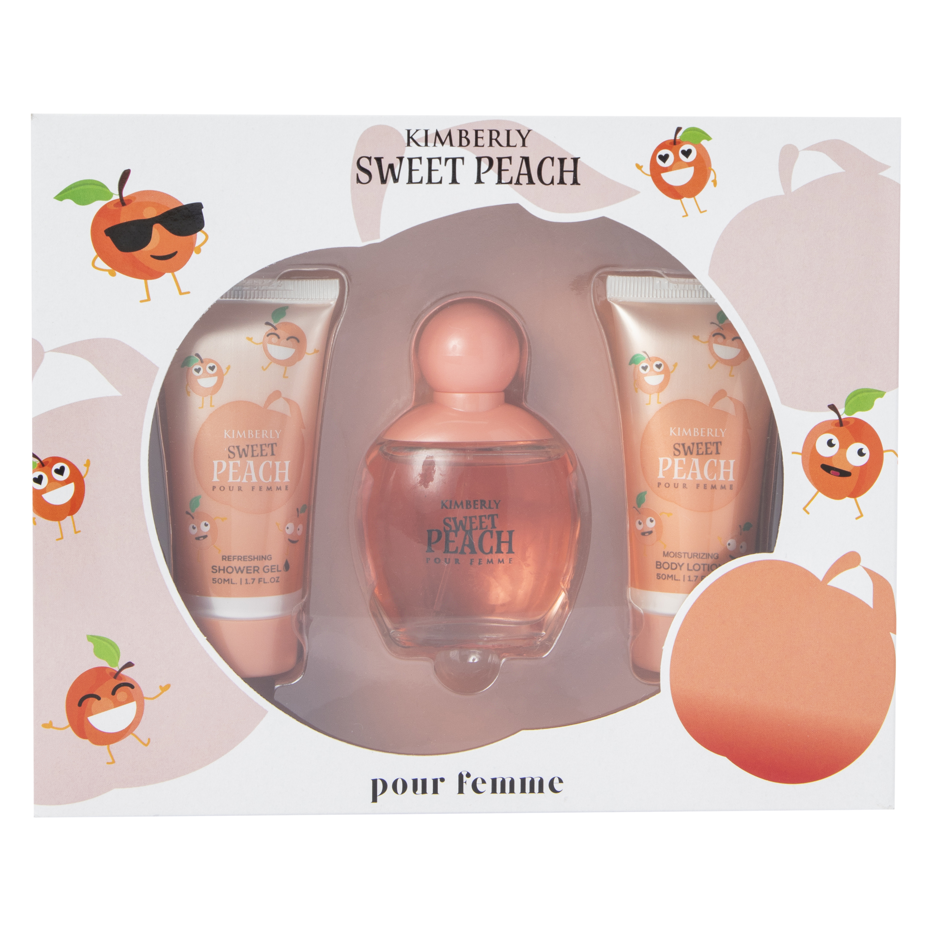 Kimberly Sweet Peach Pour Femme 3-Piece Set | Five Below
