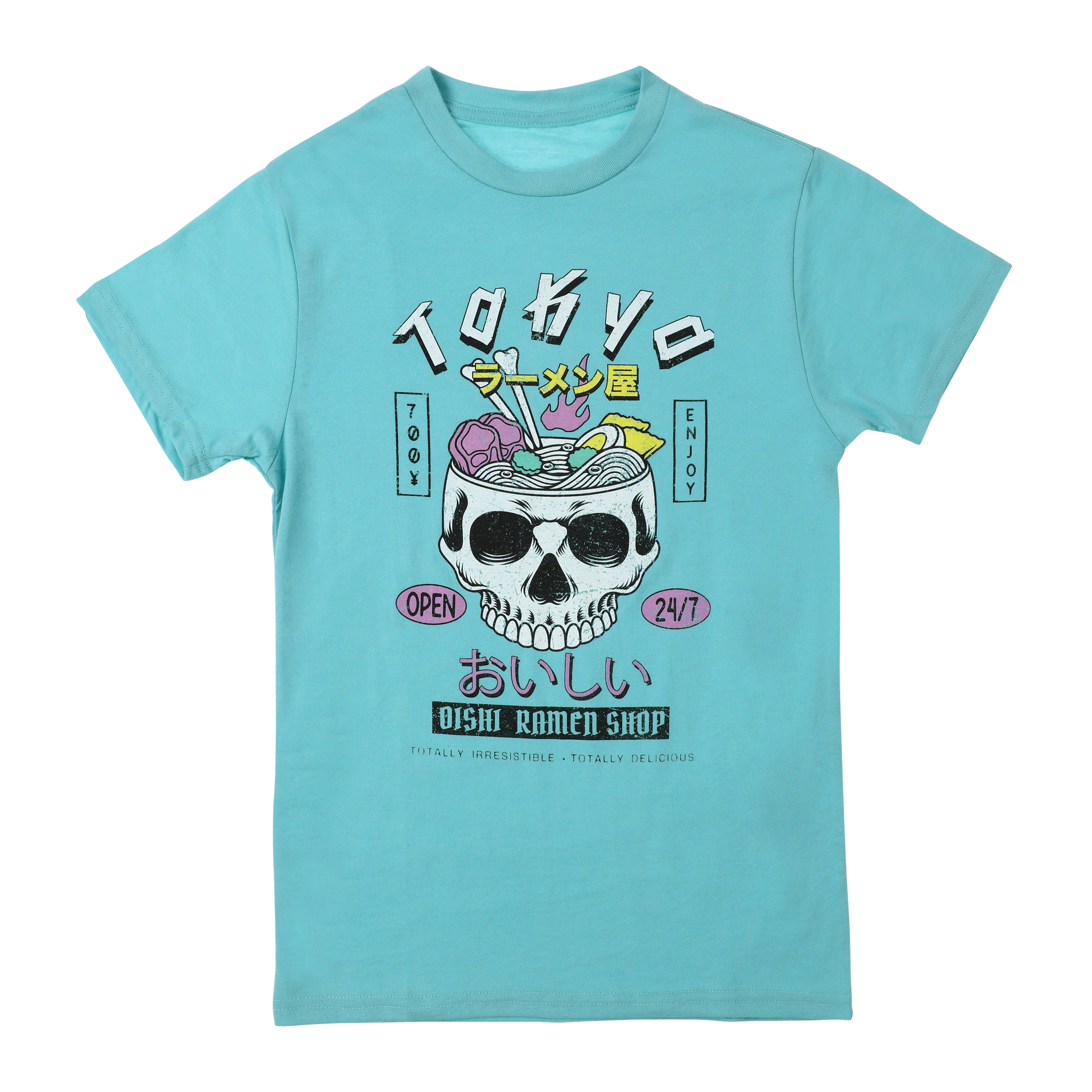 skull ramen graphic tee