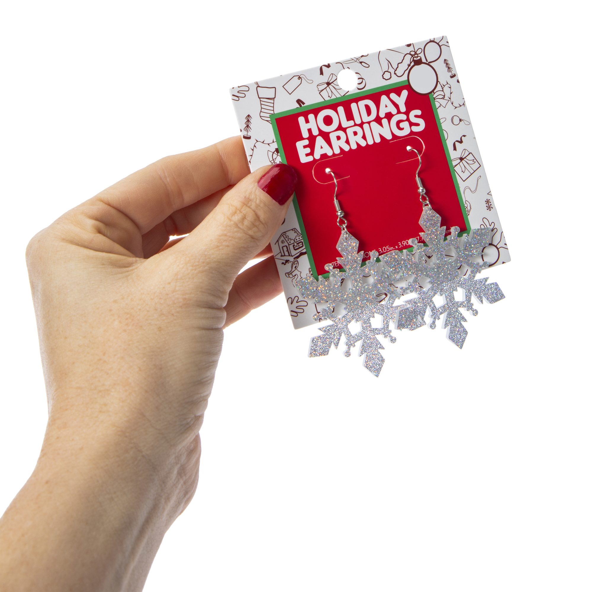 Holiday Earrings - Snowflakes