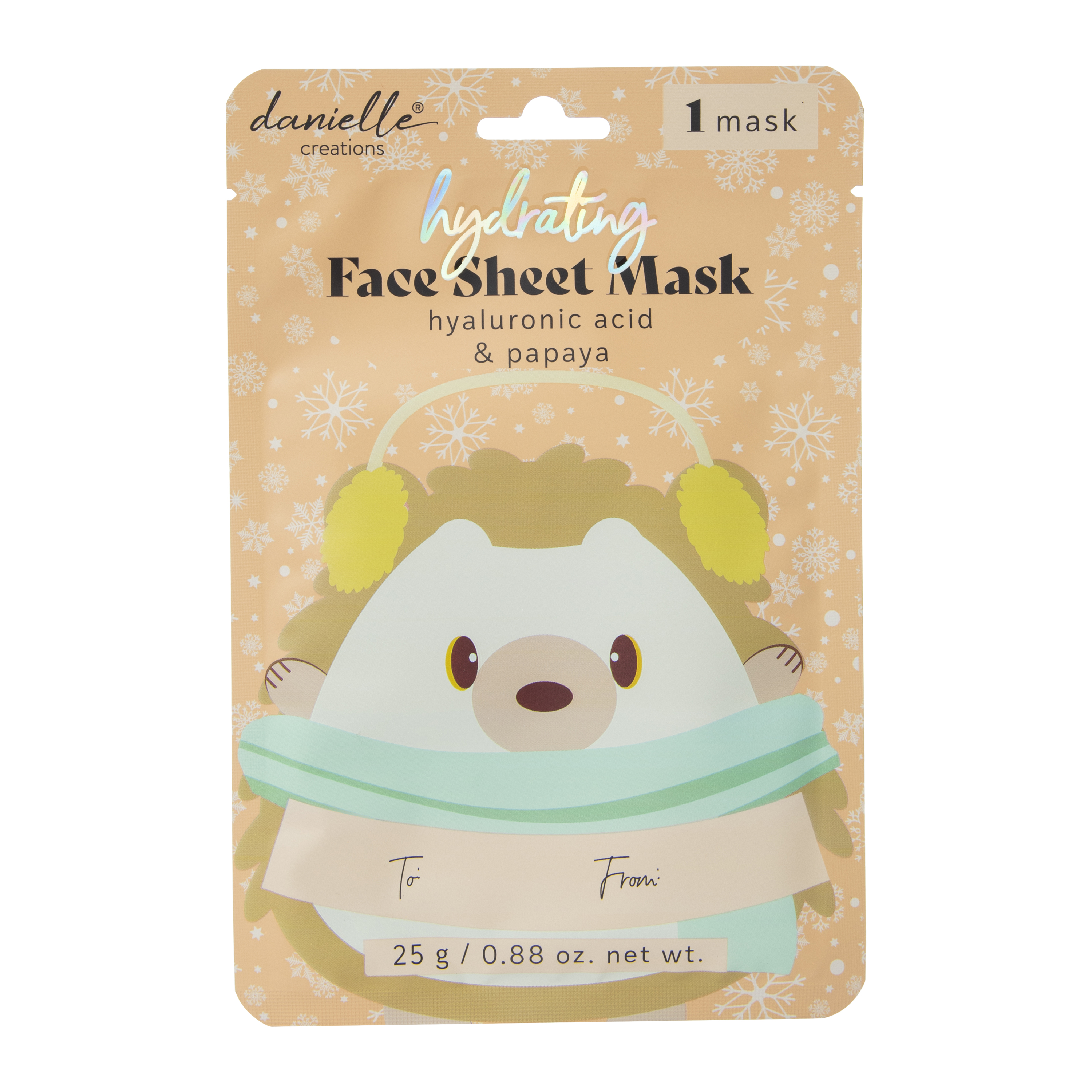 danielle creations® brightening face sheet mask