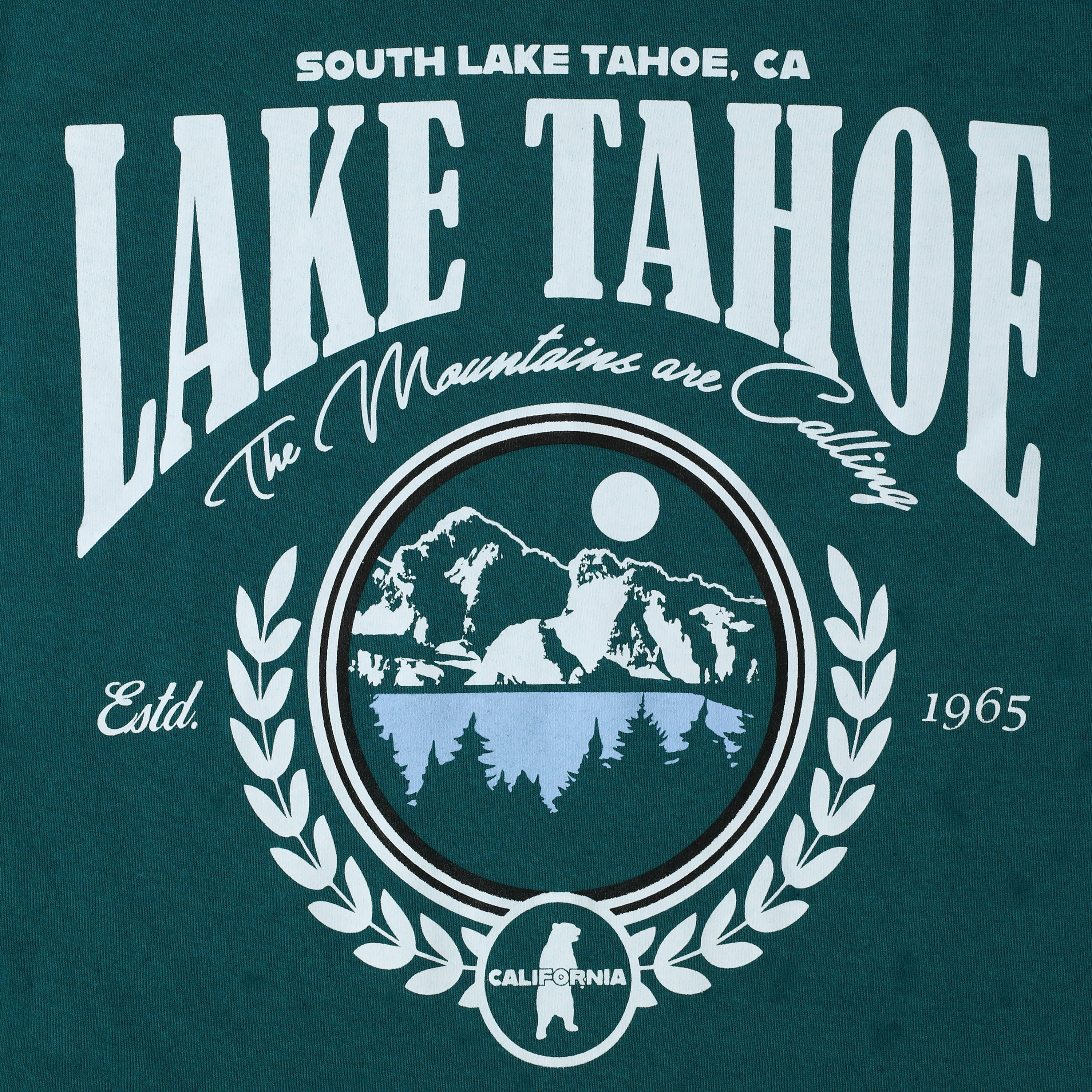 Lake Tahoe Mountains Long Sleeve Graphic Tee