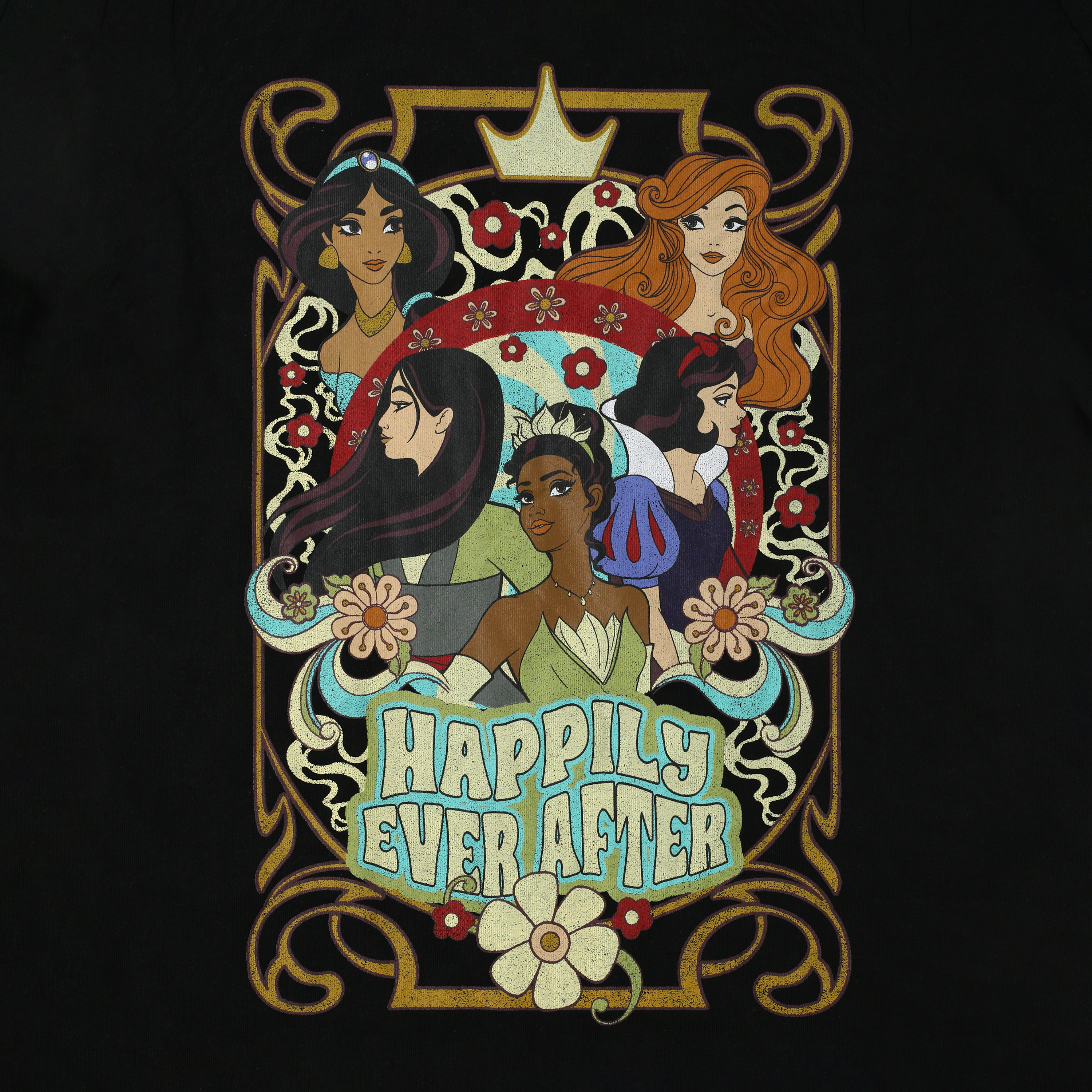 juniors Disney Princess ‘happily ever after’ graphic tee