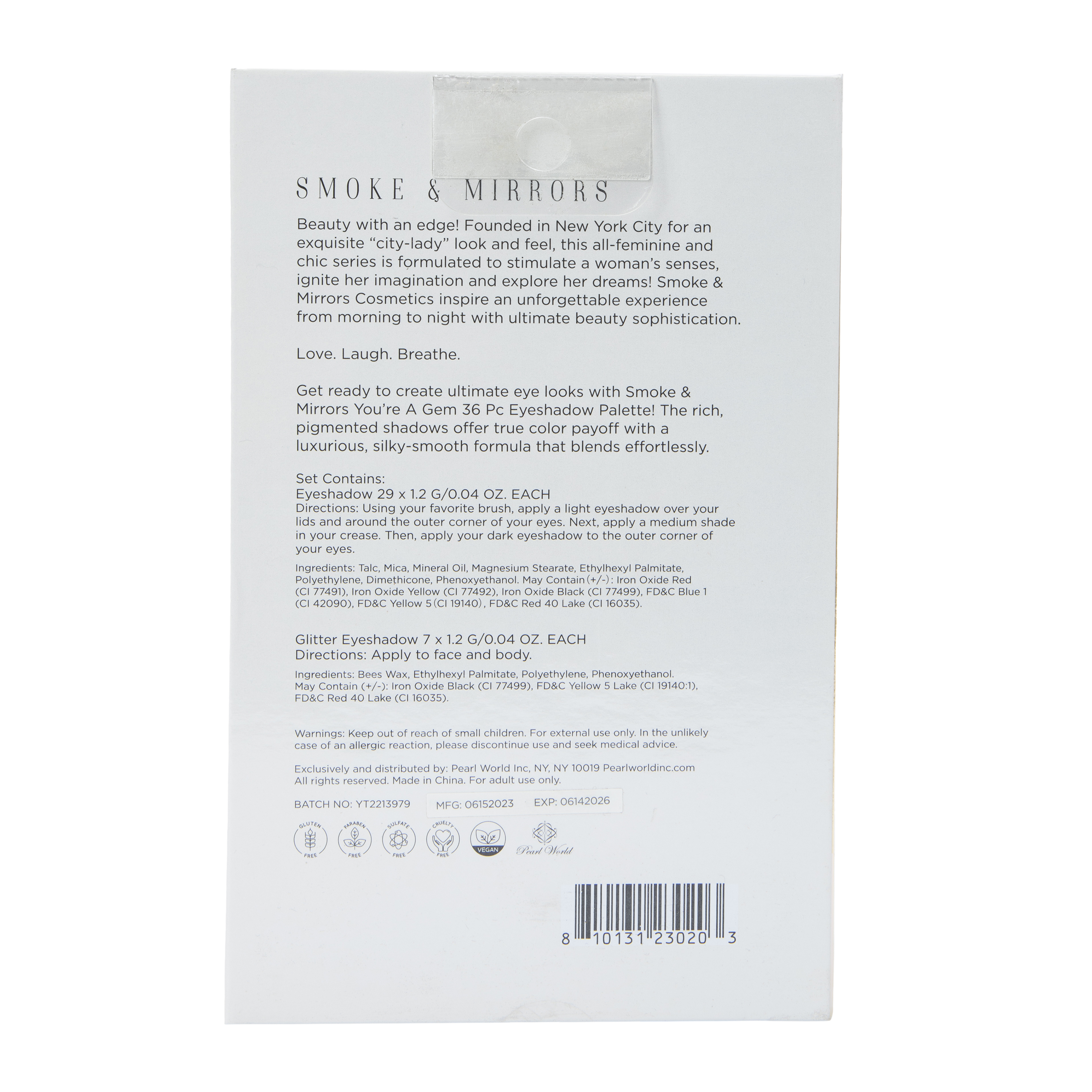 Smoke & Mirrors You’re A Gem Eyeshadow Palette 36-Piece