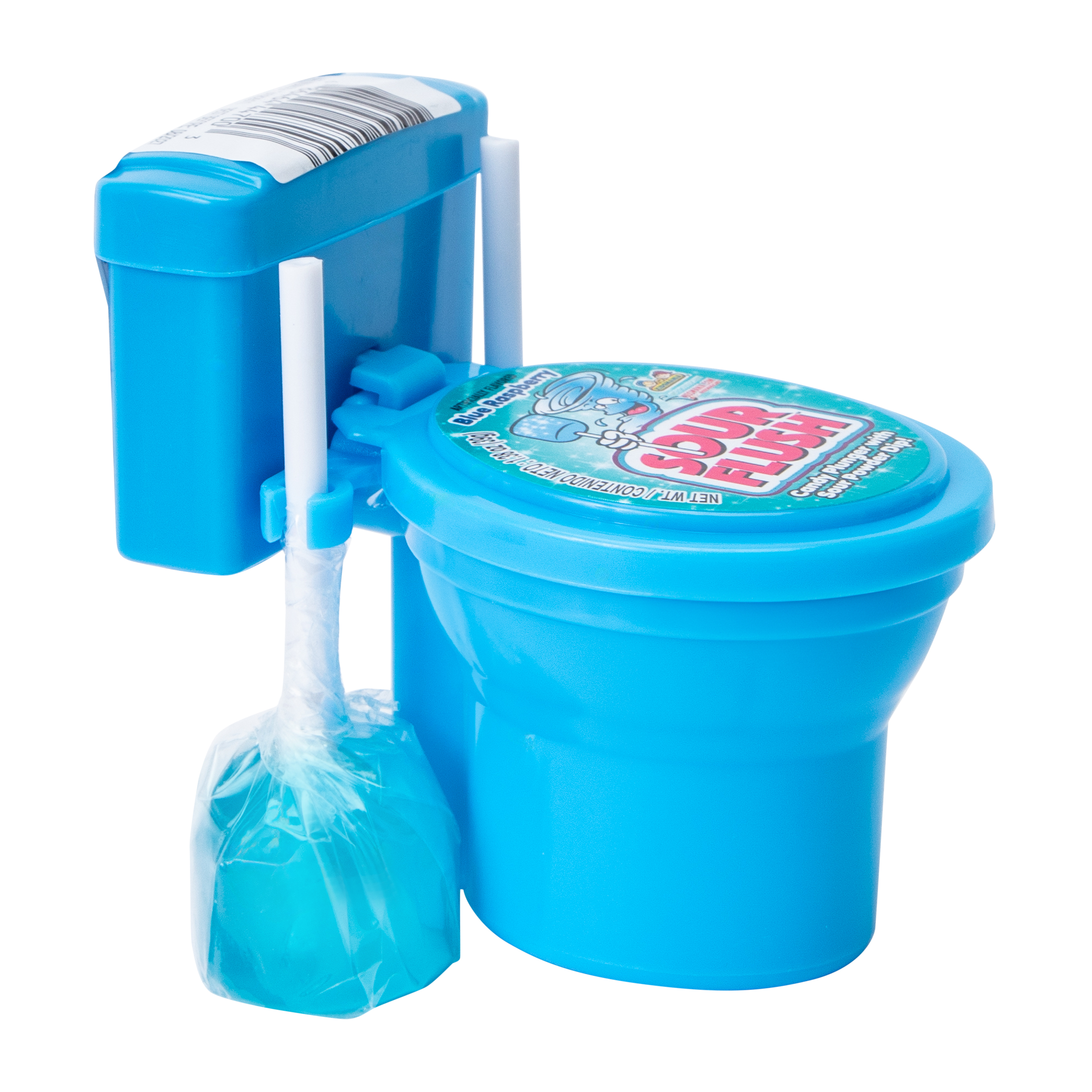 sour flush™ candy plunger w/ powder dip
