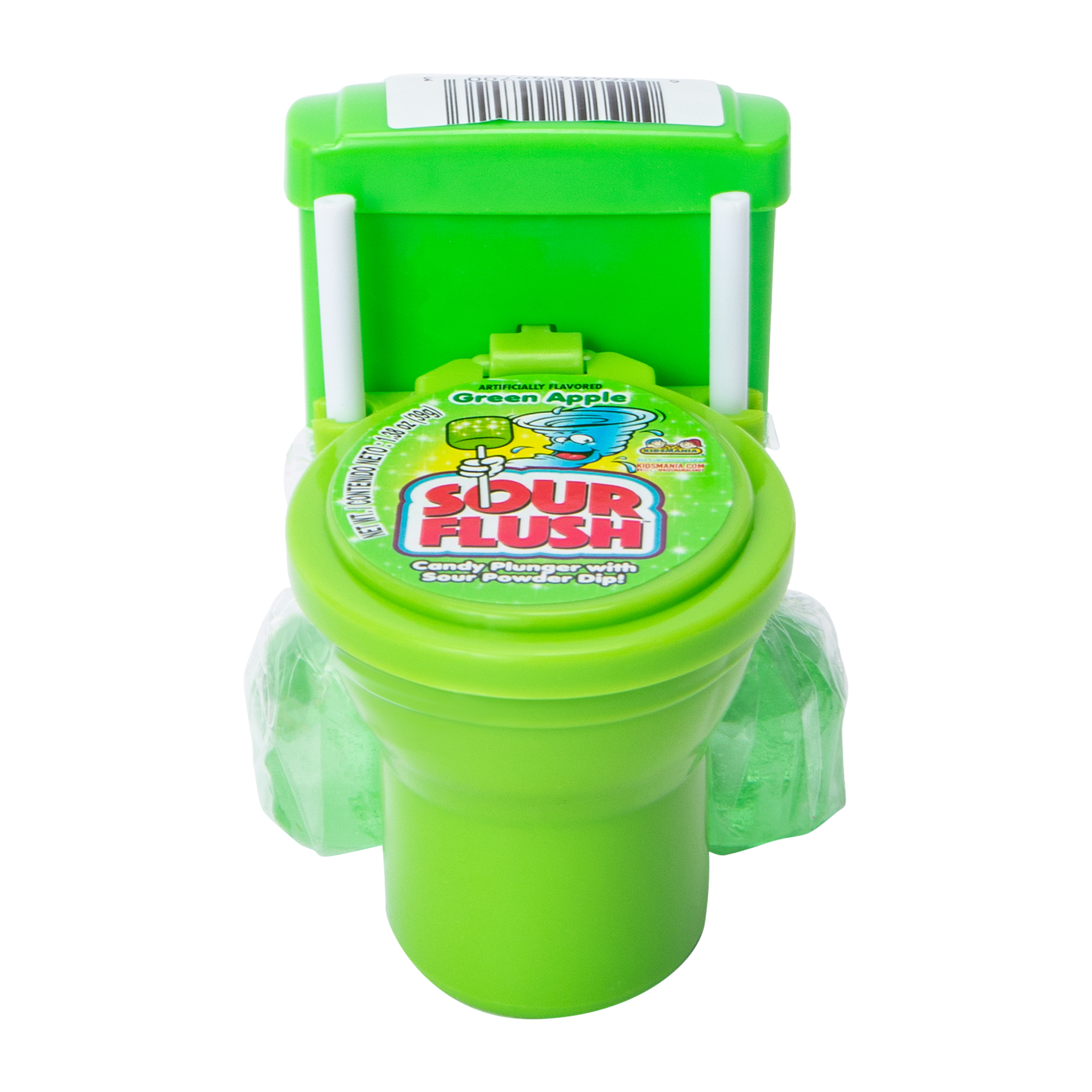 sour flush™ candy plunger w/ powder dip