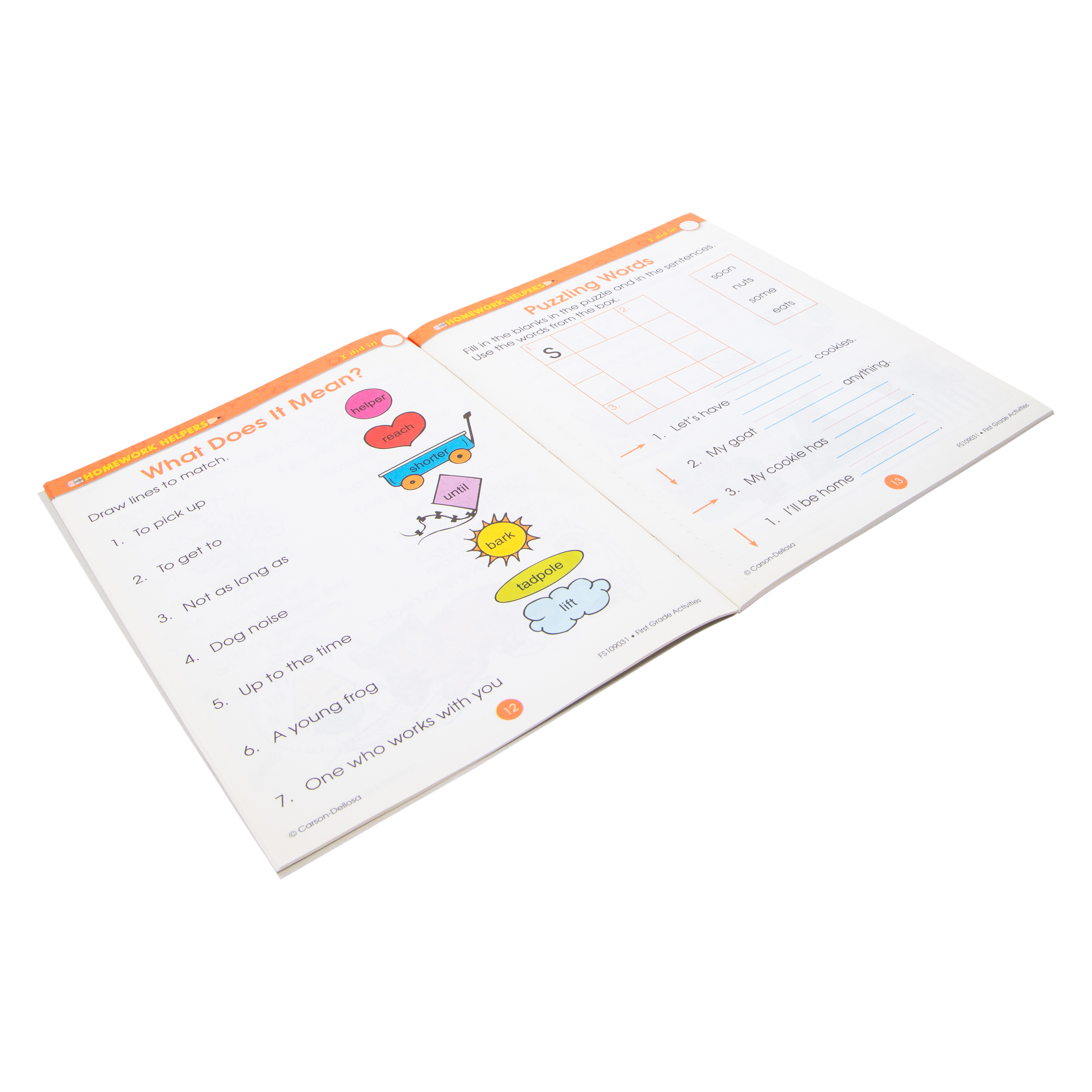 Homework Helpers First Grade Activities