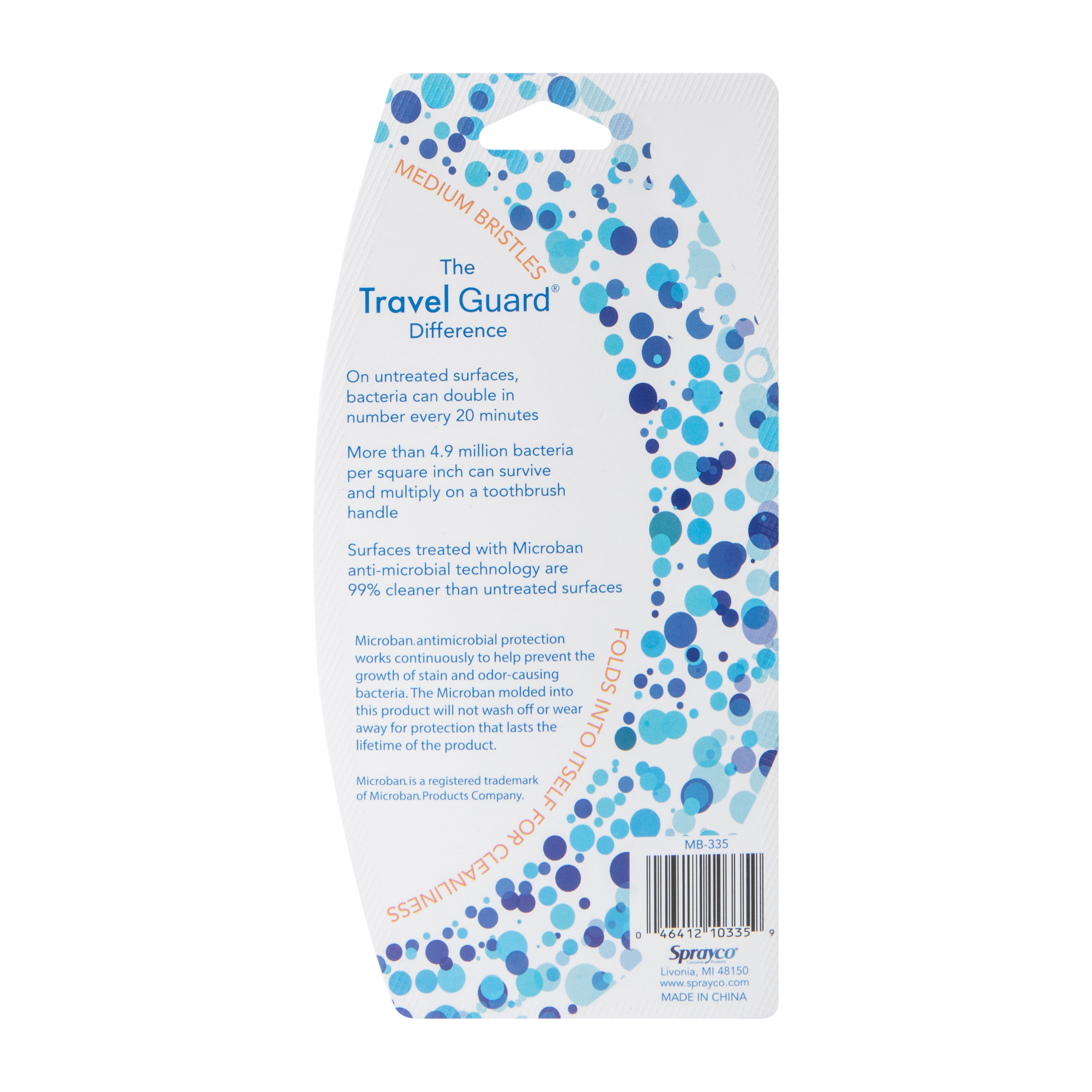 travel guard™ folding toothbrush