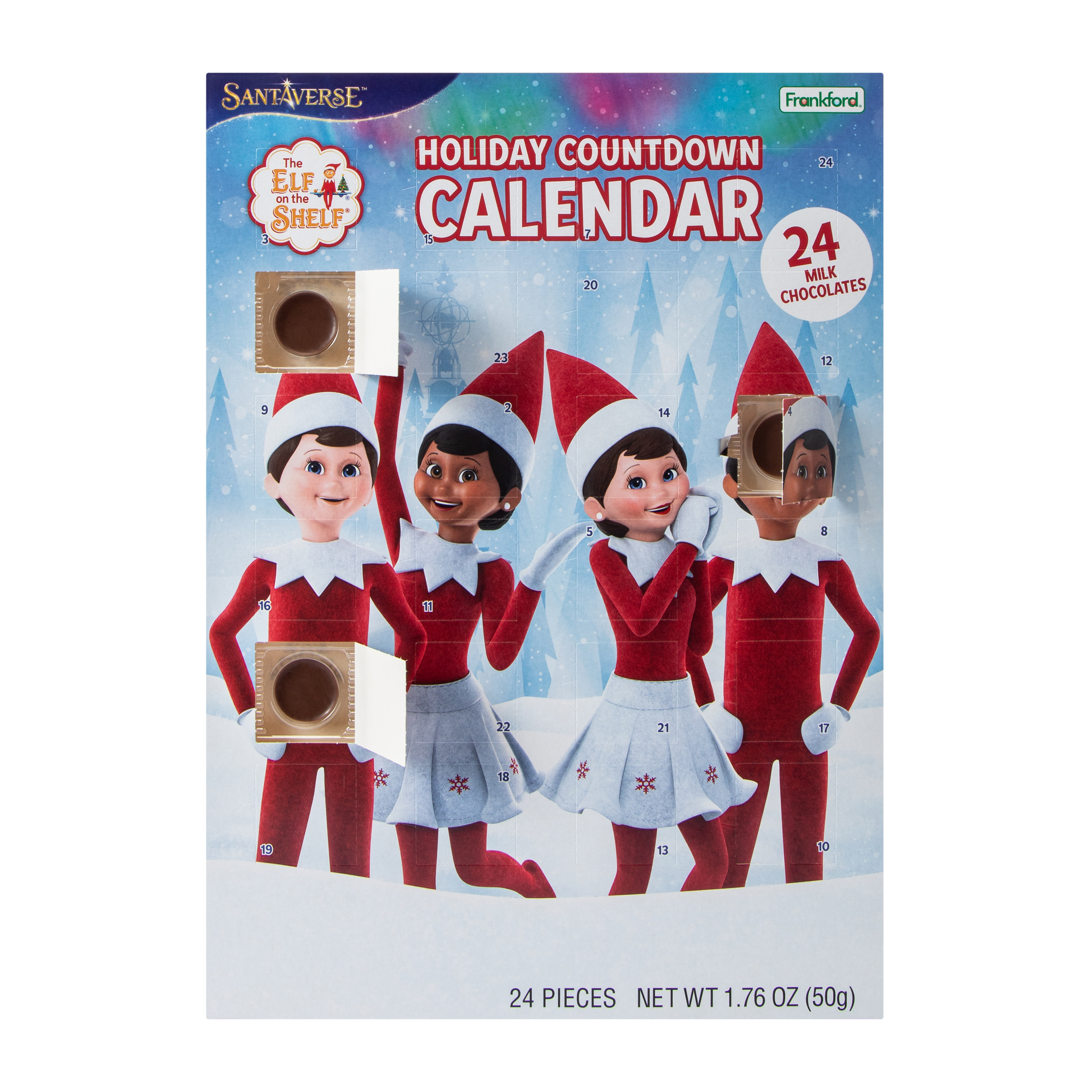 Elf On The Shelf® 24 Chocolates Advent Calendar